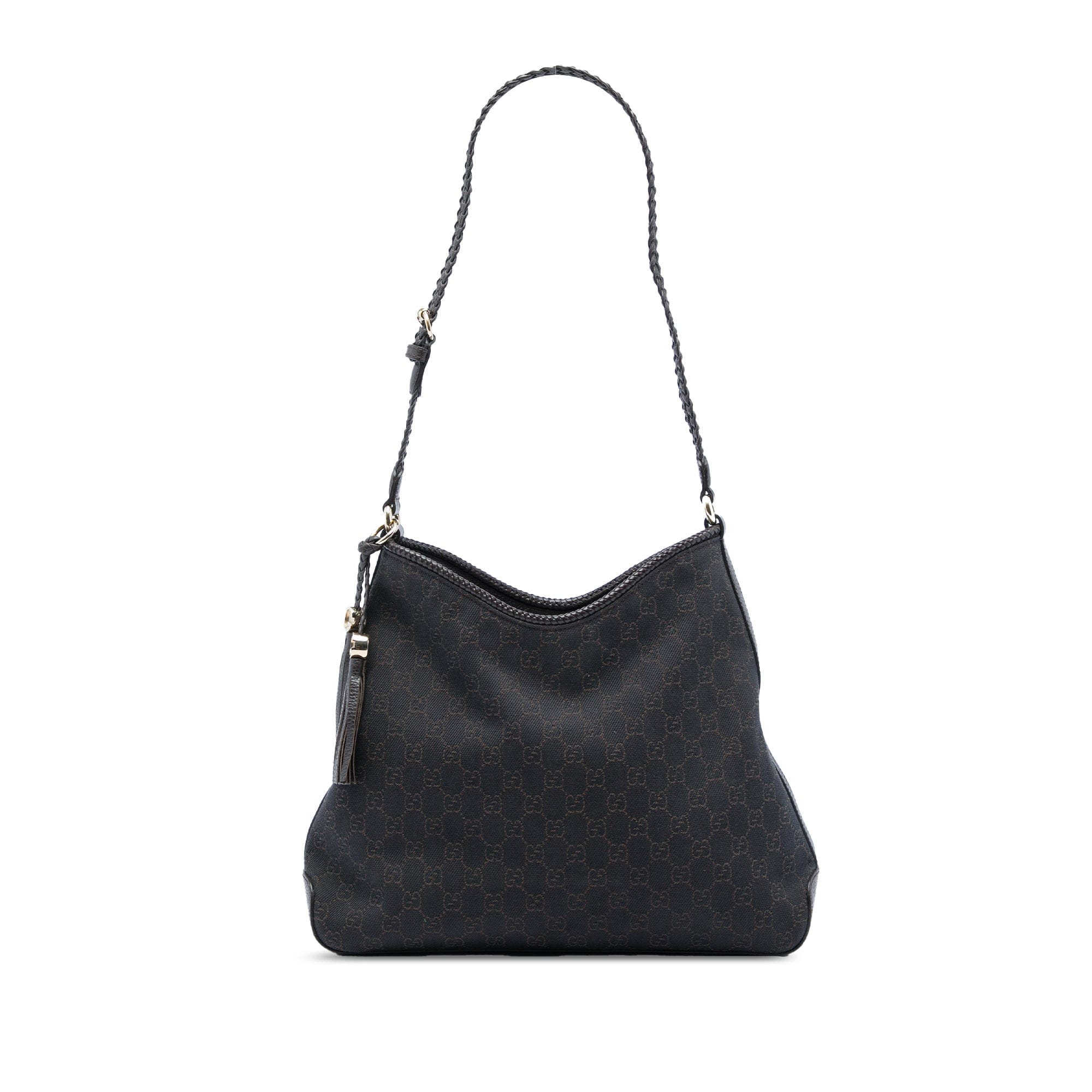 Gucci Medium GG Denim Marrakech Shoulder Bag
