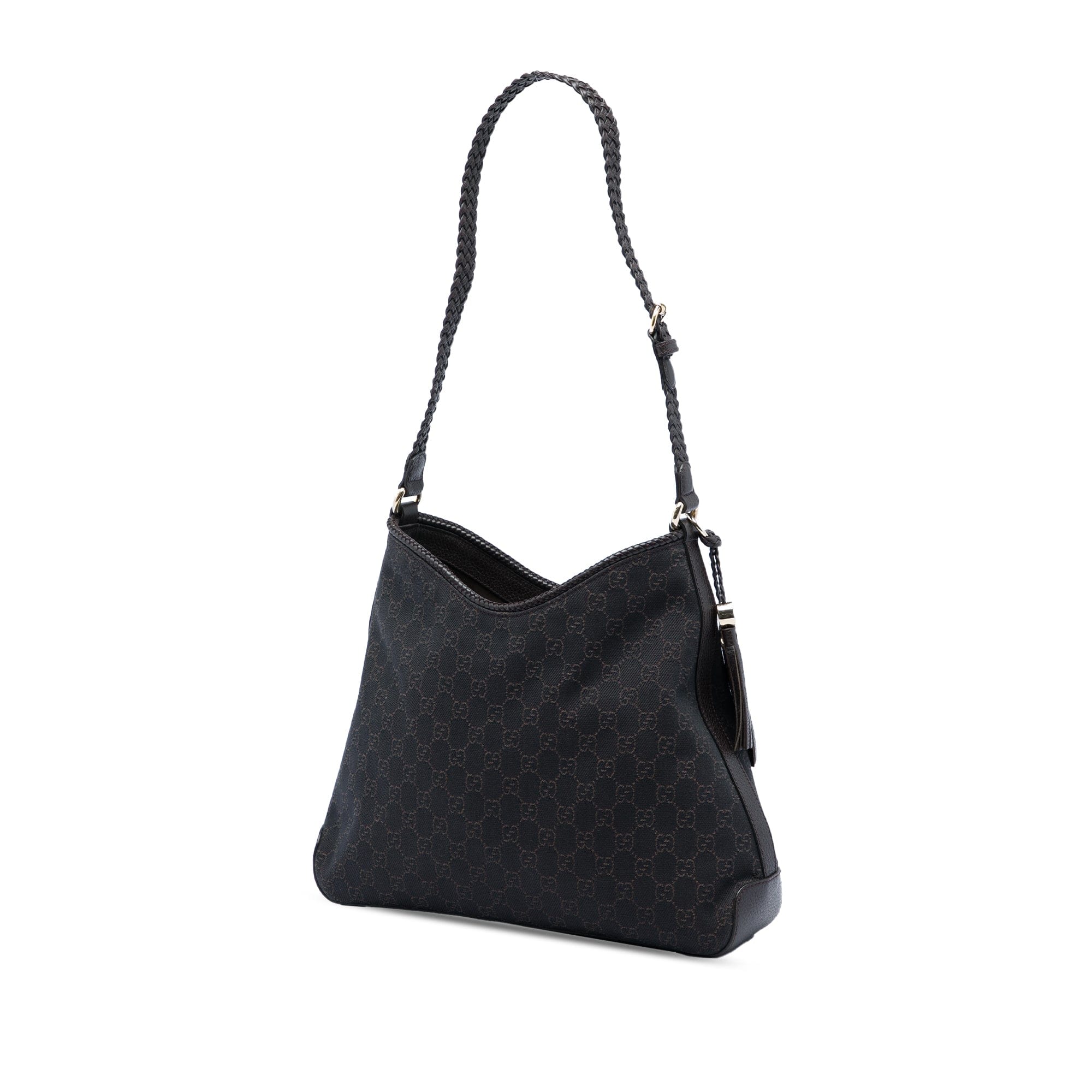 Gucci Medium GG Denim Marrakech Shoulder Bag