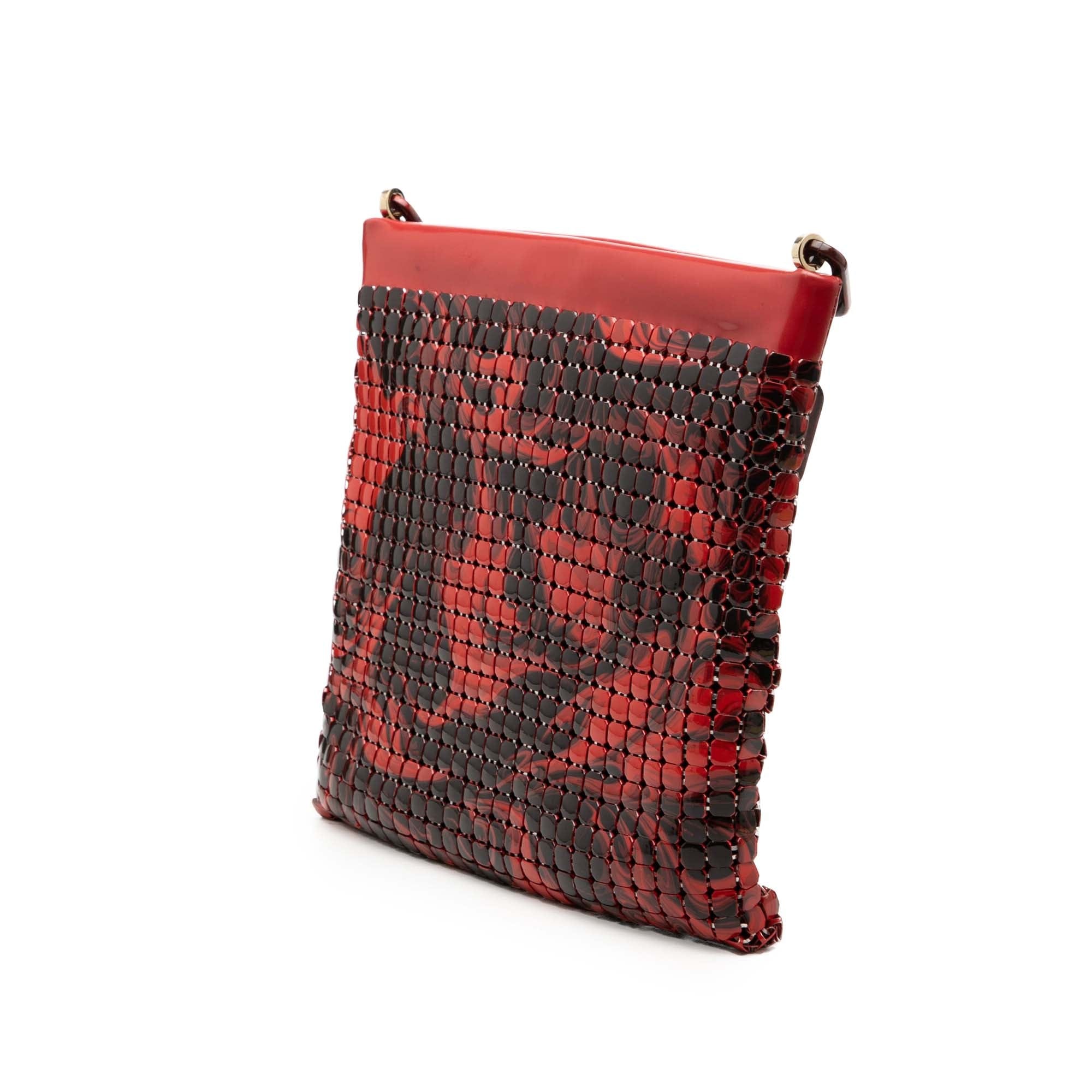 Gucci Metal Abstact Lava Chainmail Shoulder Bag