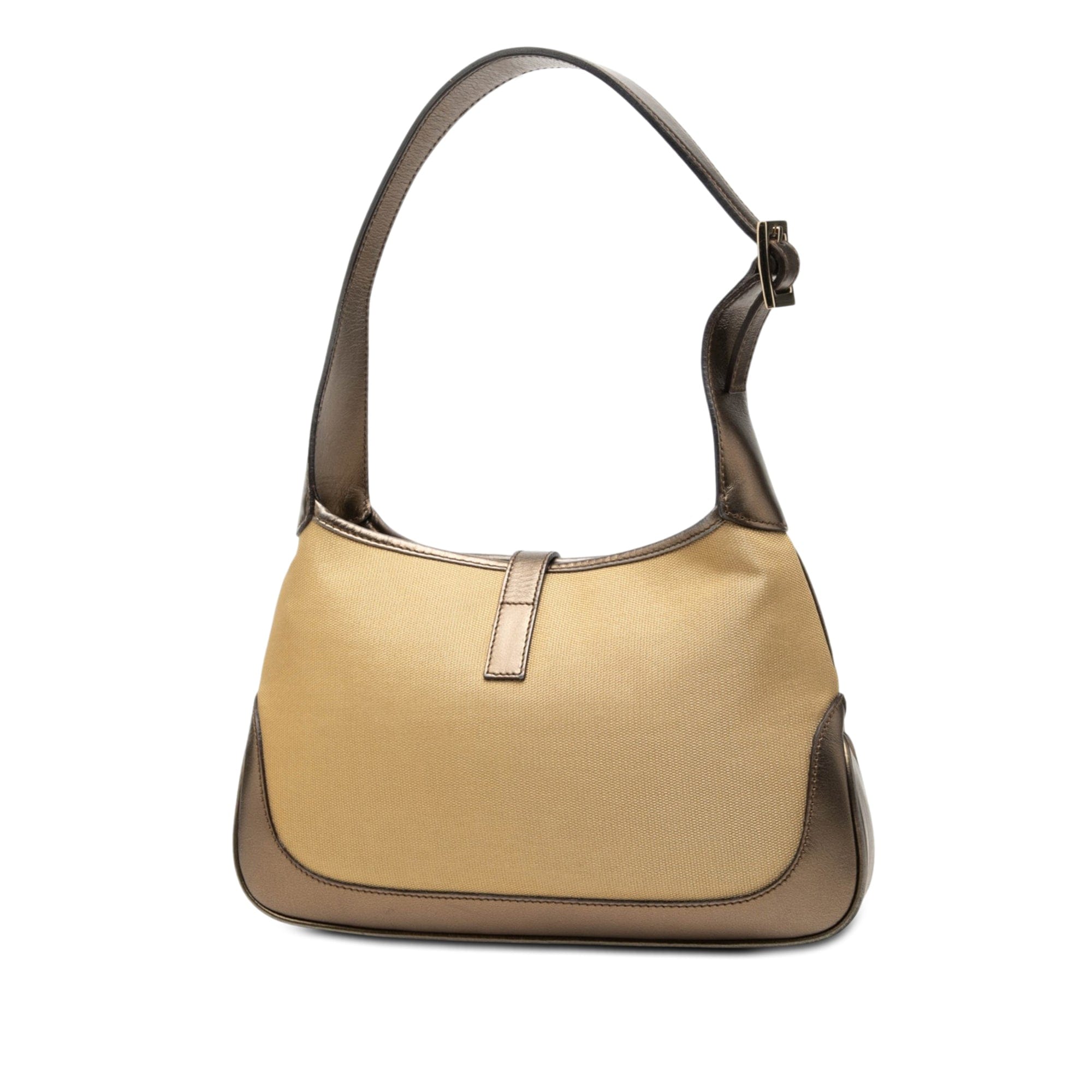 Gucci Canvas Web Jackie Shoulder Bag