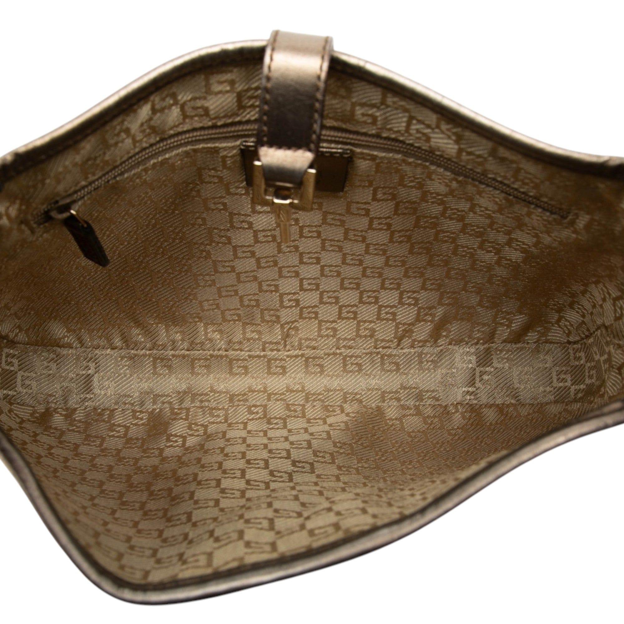Gucci Canvas Web Jackie Shoulder Bag