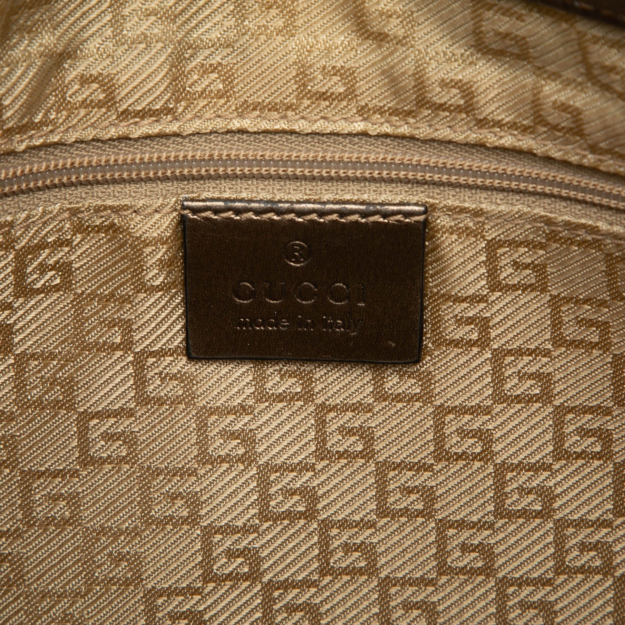 Gucci Canvas Web Jackie Shoulder Bag