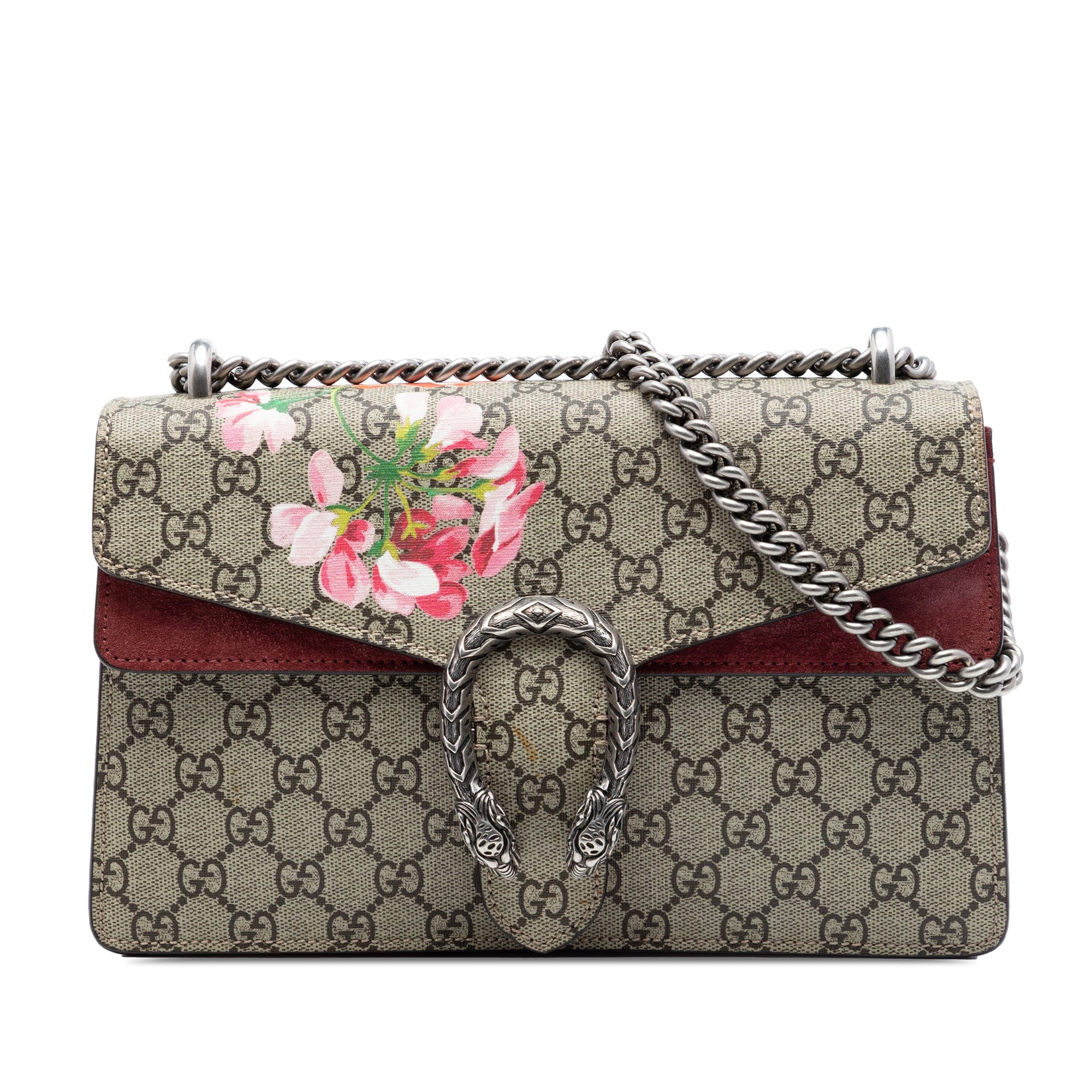 Gucci Medium GG Supreme Blooms Dionysus Shoulder Bag