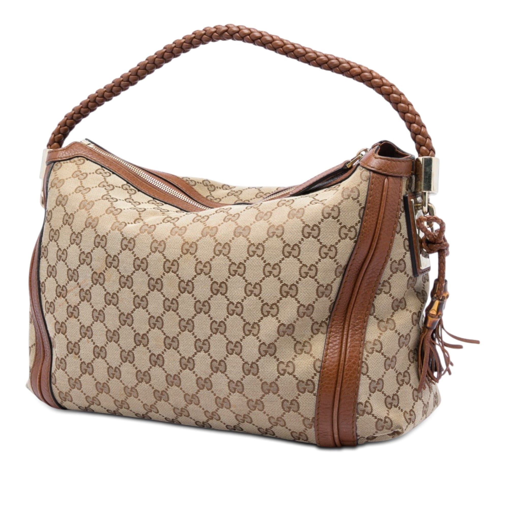 Gucci Medium GG Canvas Bella Shoulder Bag