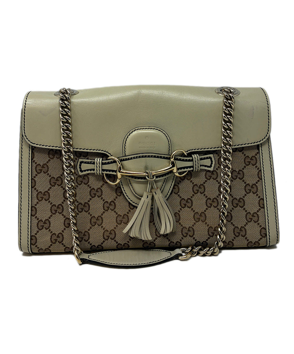 Gucci Monogram Emily Medium Shoulder Bag