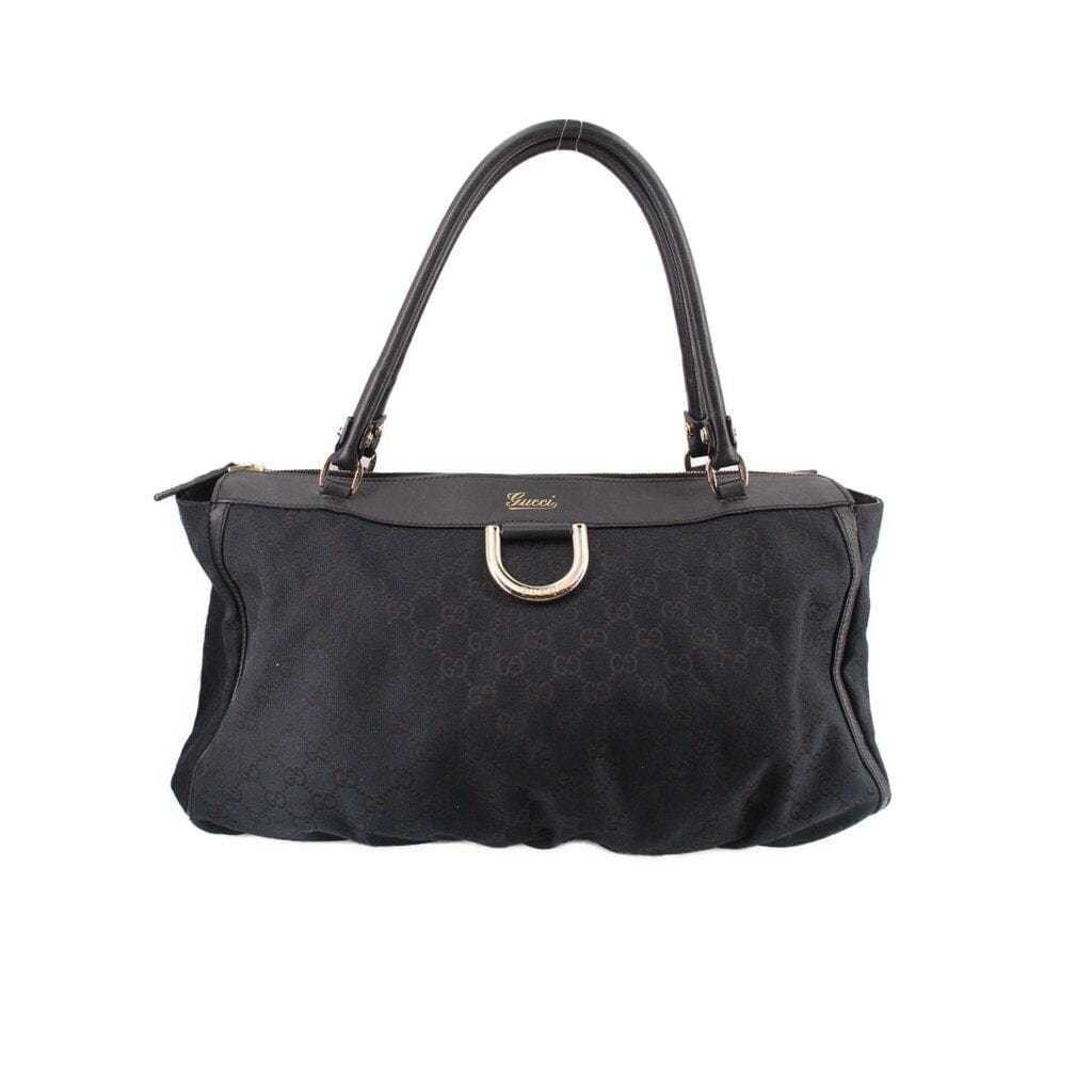 Gucci ABBEY D - RING SHOULDER BAGS BLACK