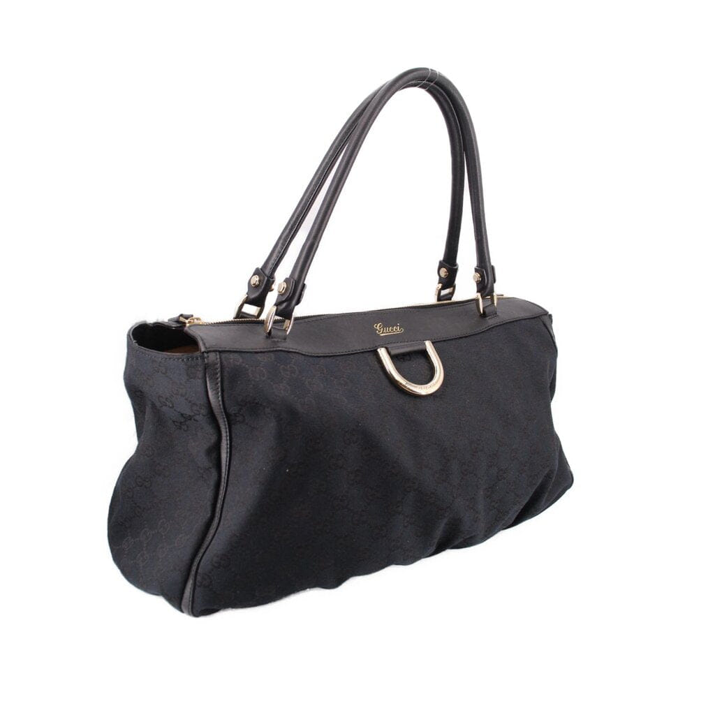 Gucci ABBEY D - RING SHOULDER BAGS BLACK