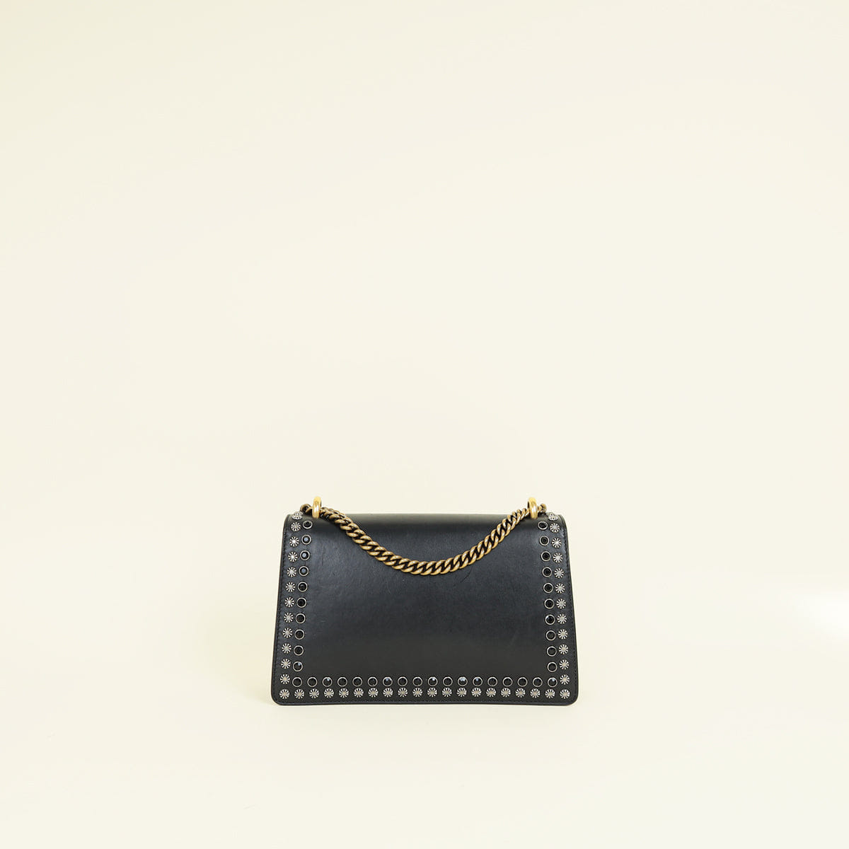 Gucci Black Dionysus Studded Medium Shoulder Bag
