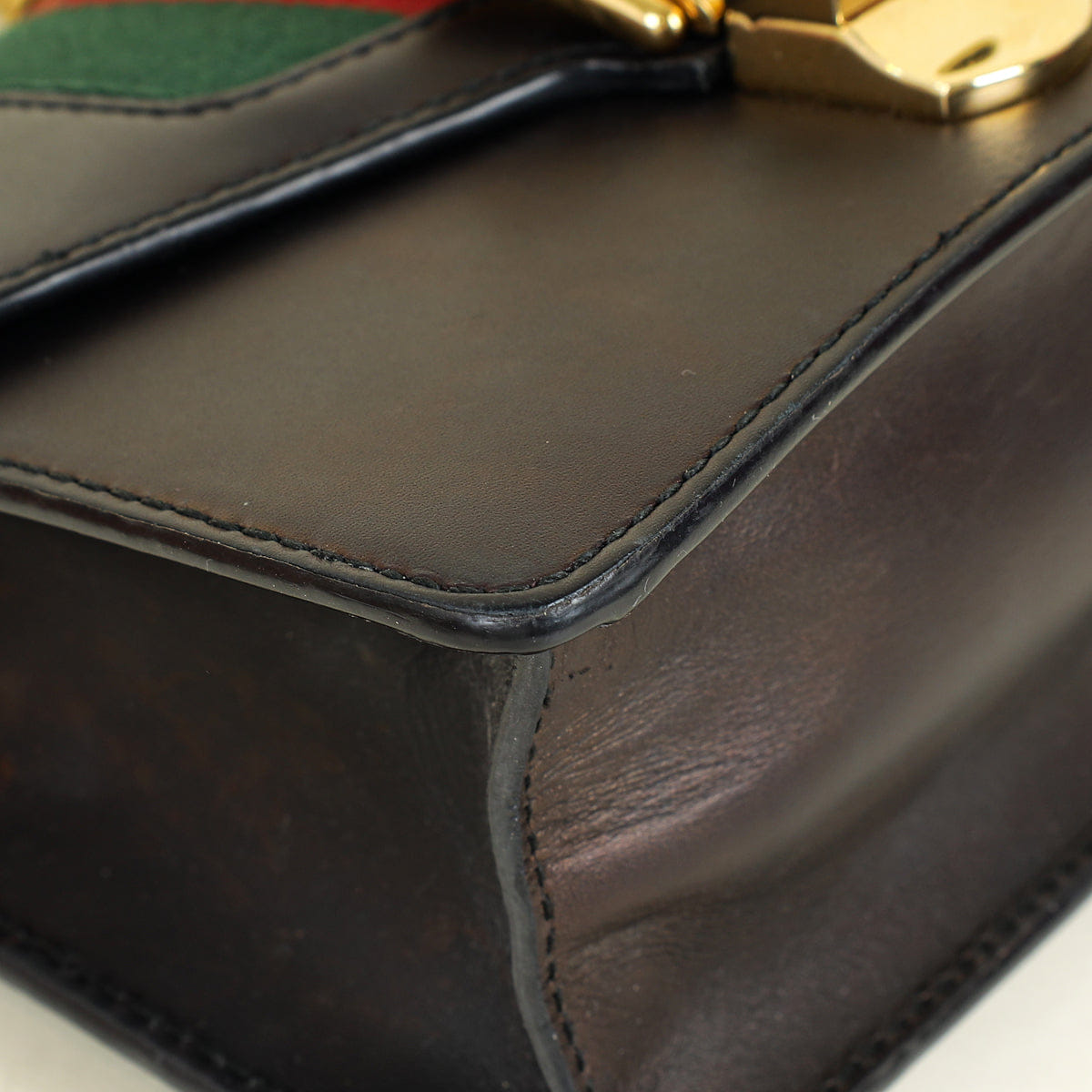 Gucci Black Sylvie Mini Flap Shoulder Bag