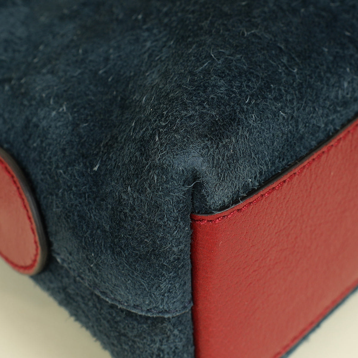 Gucci Bicolor Small Ophidia Suede Dome Shoulder Bag