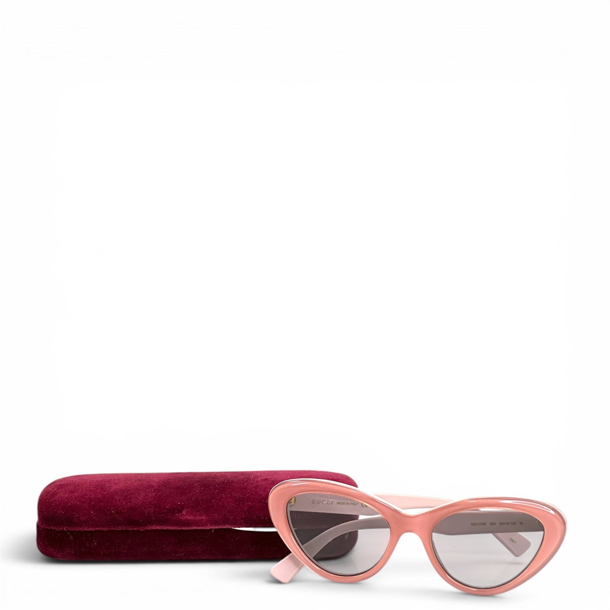 Gucci pink cat eye sunglasses