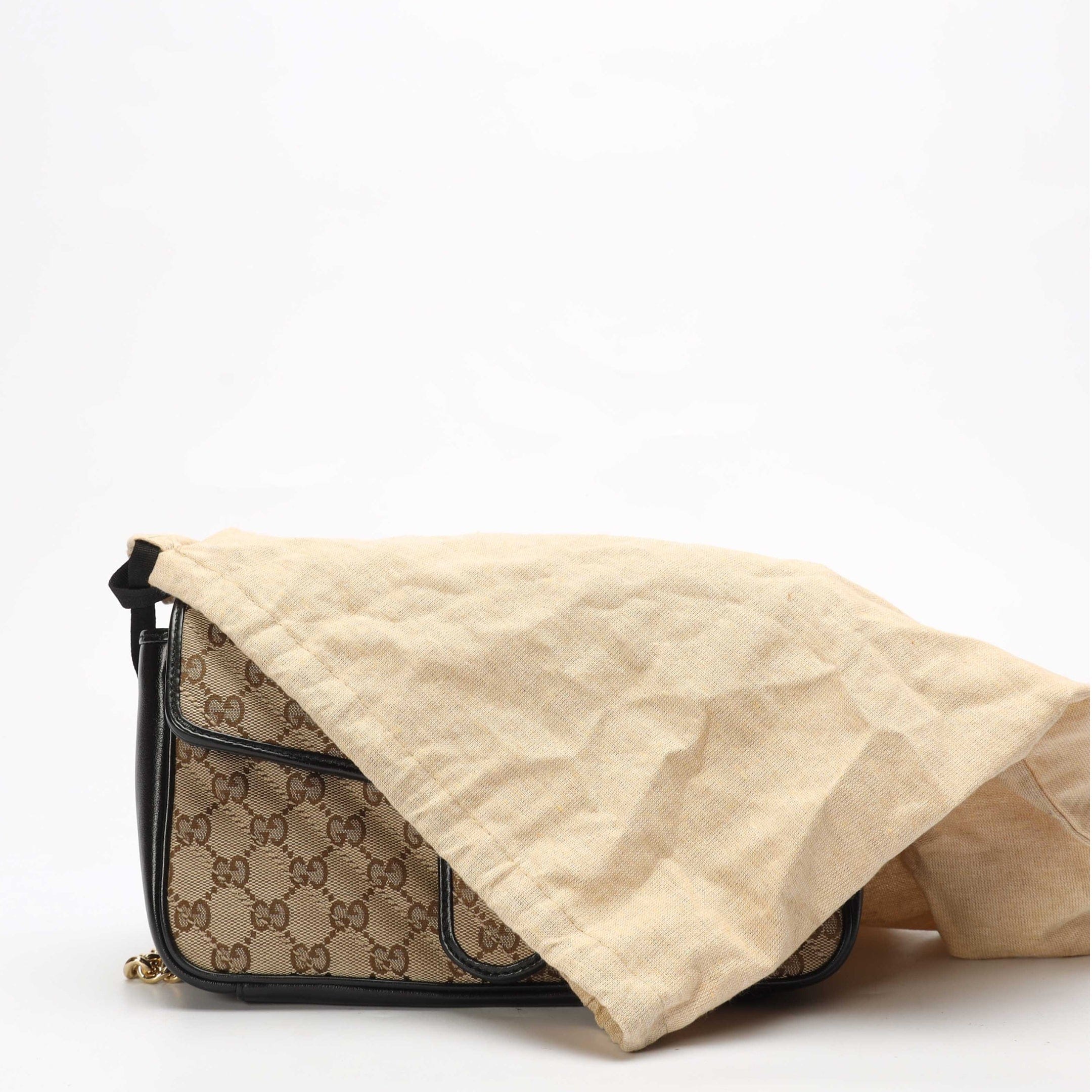 Gucci Beige GG Marmont Small Shoulder Bag
