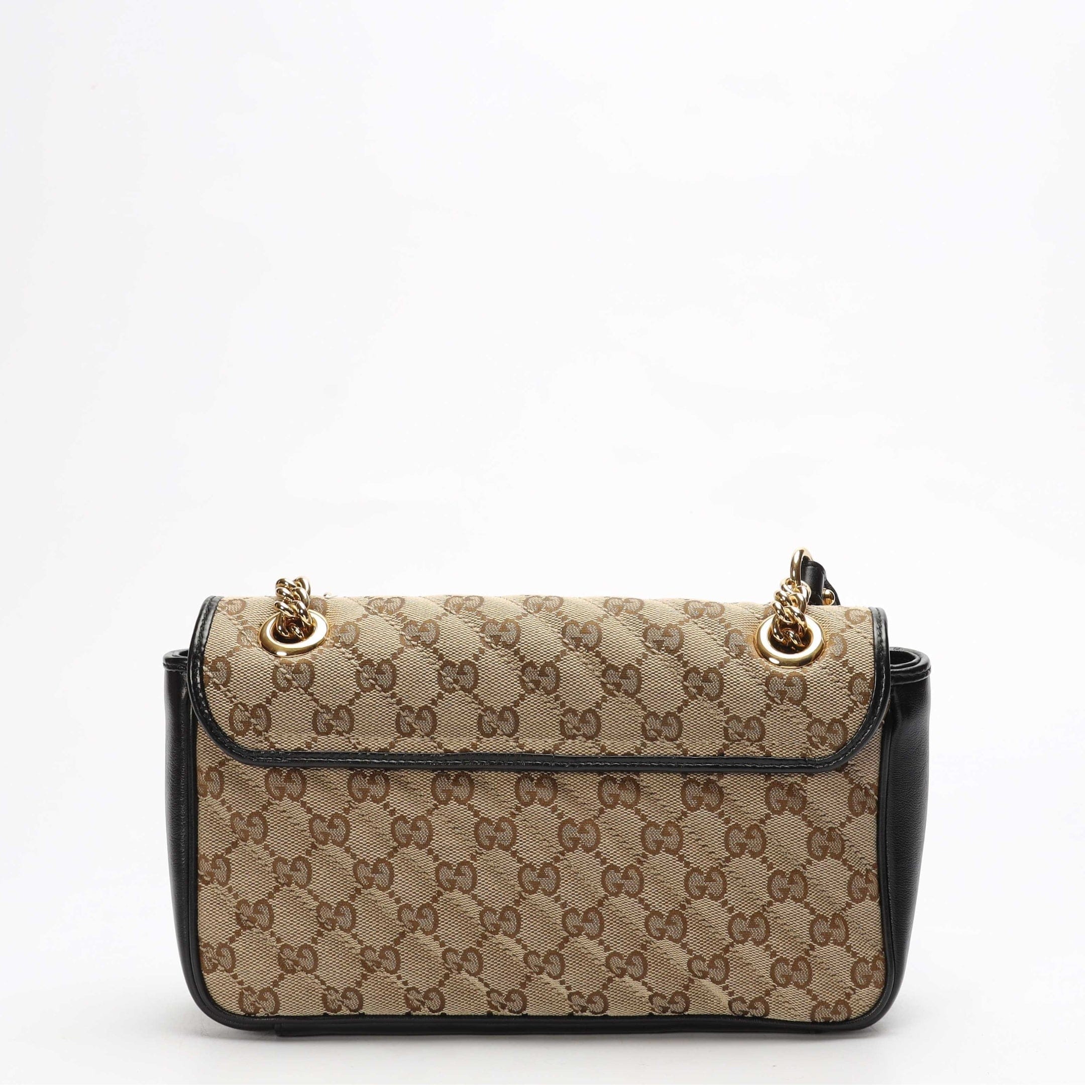 Gucci Beige GG Marmont Small Shoulder Bag