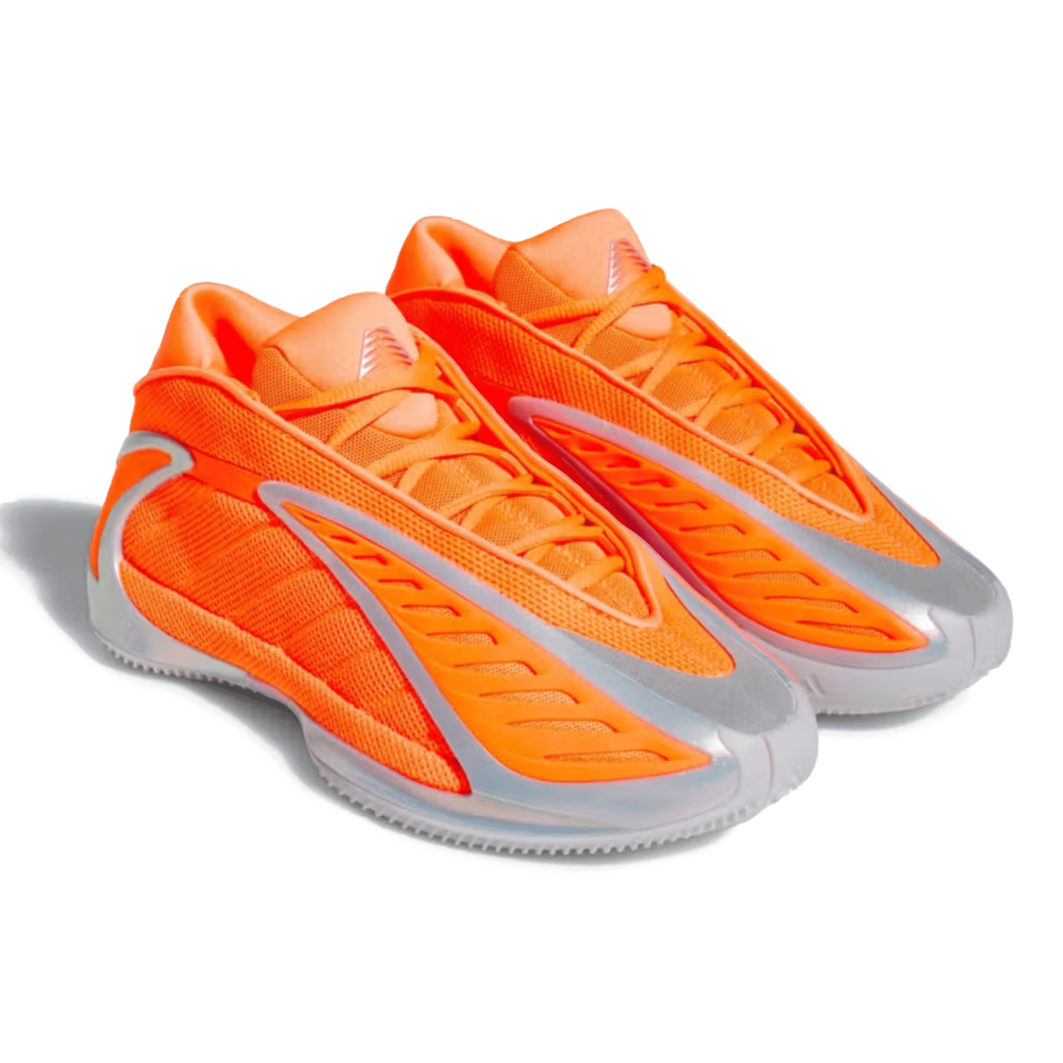 adidas Men's Anthony Edwards 2 Lucid Orange/Silver Metallic/Grey One