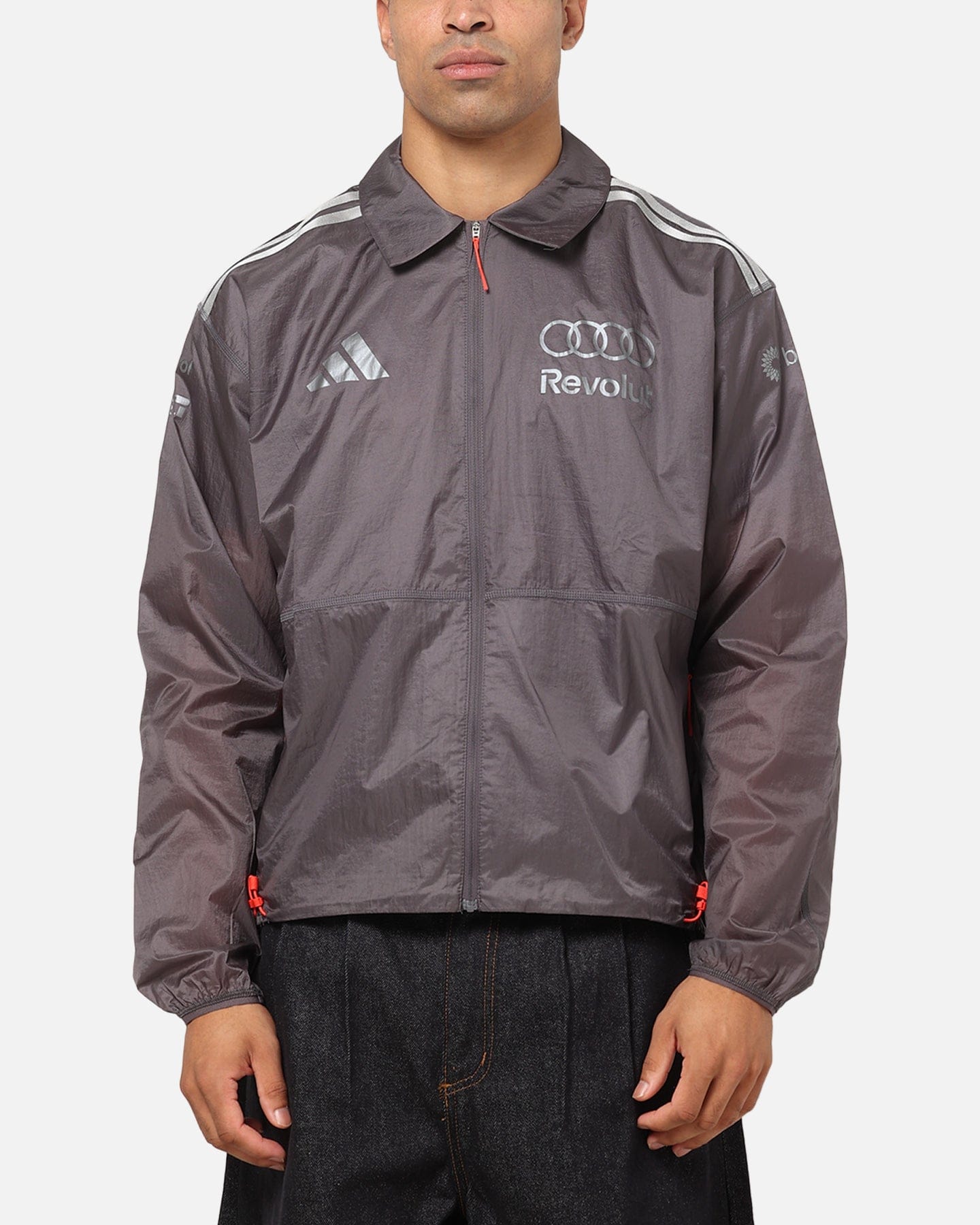 adidas Audi Revolut F1 Team Driver Paddock Jacket Grey