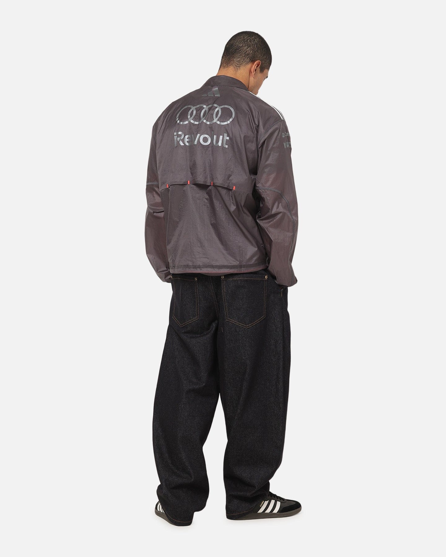adidas Audi Revolut F1 Team Driver Paddock Jacket Grey