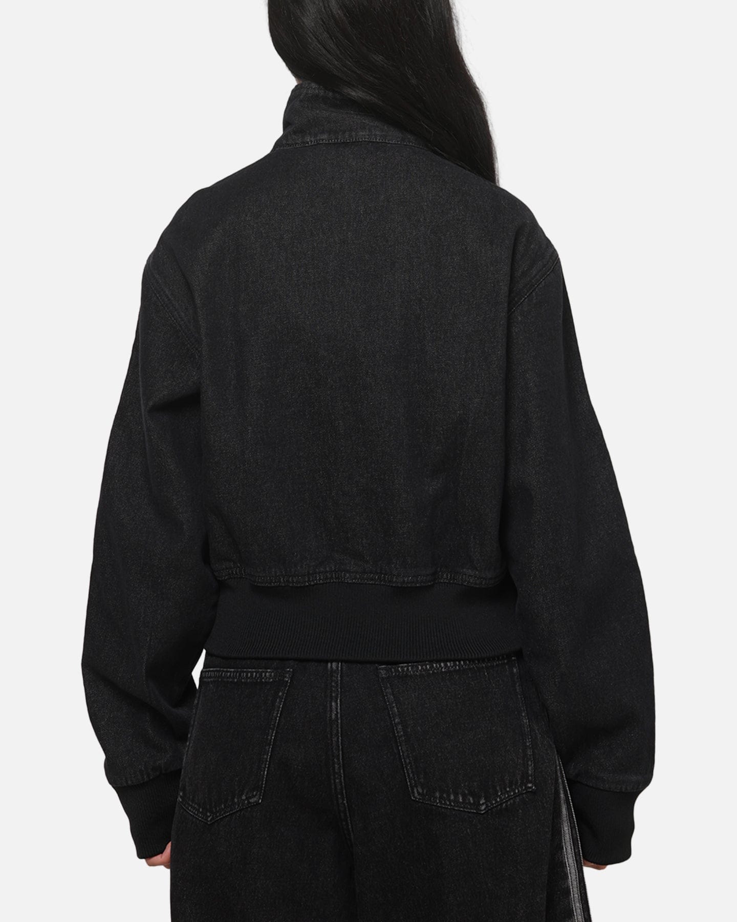adidas Women's Firebird Denim Track Jacket True Black