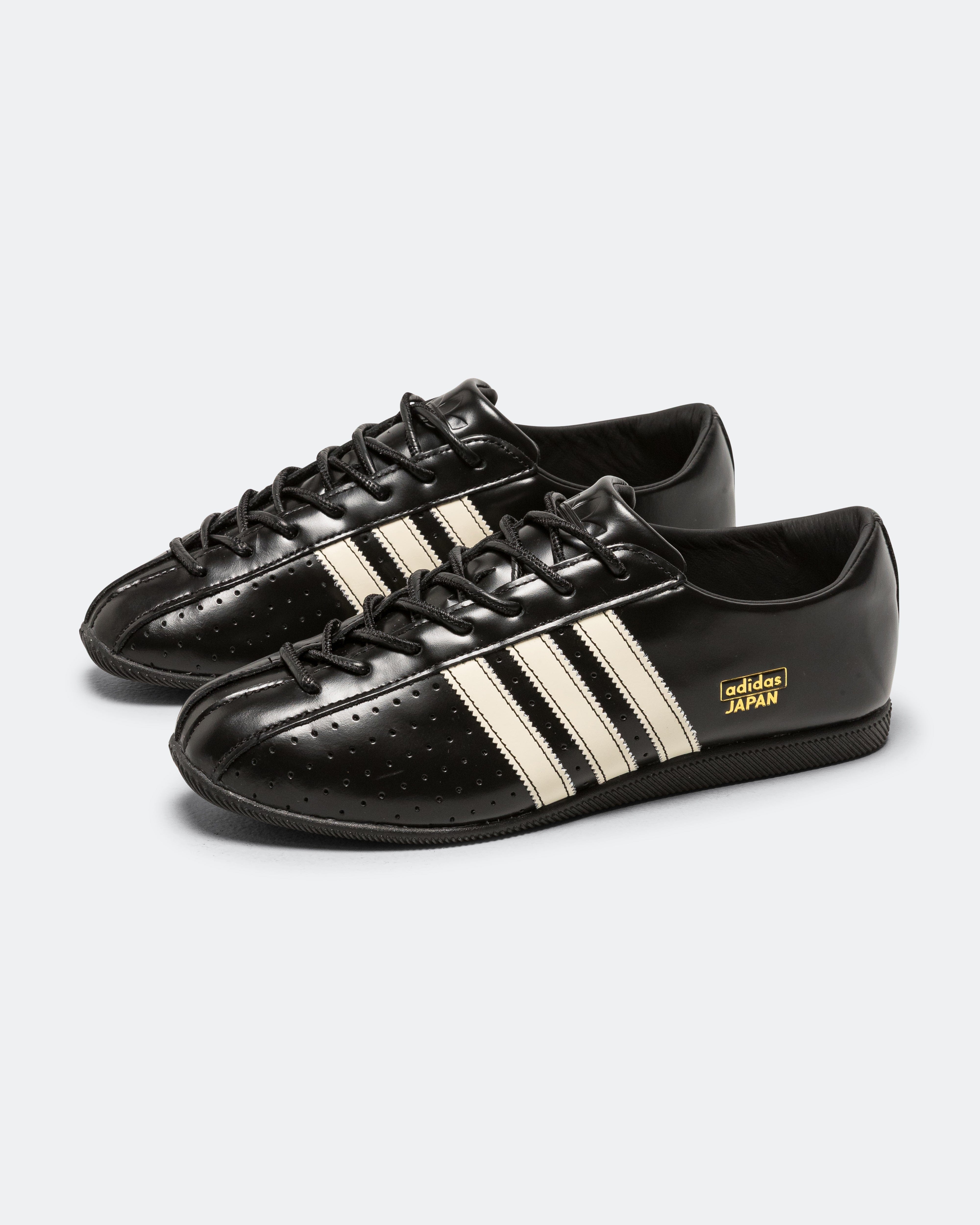 adidas Womens Japan Lux - Core Black/Cream White - Gold Metallic