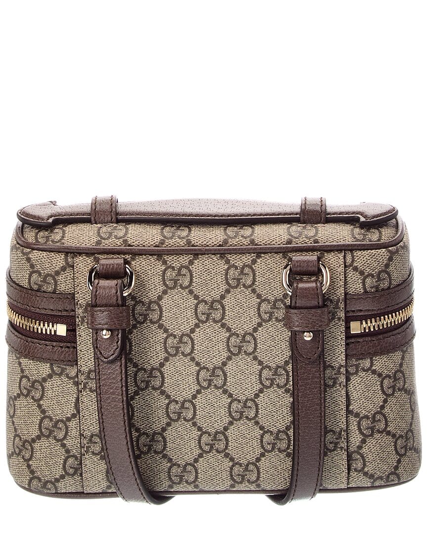 Gucci Ophidia Gg Small Canvas & Leather Toiletry Bag