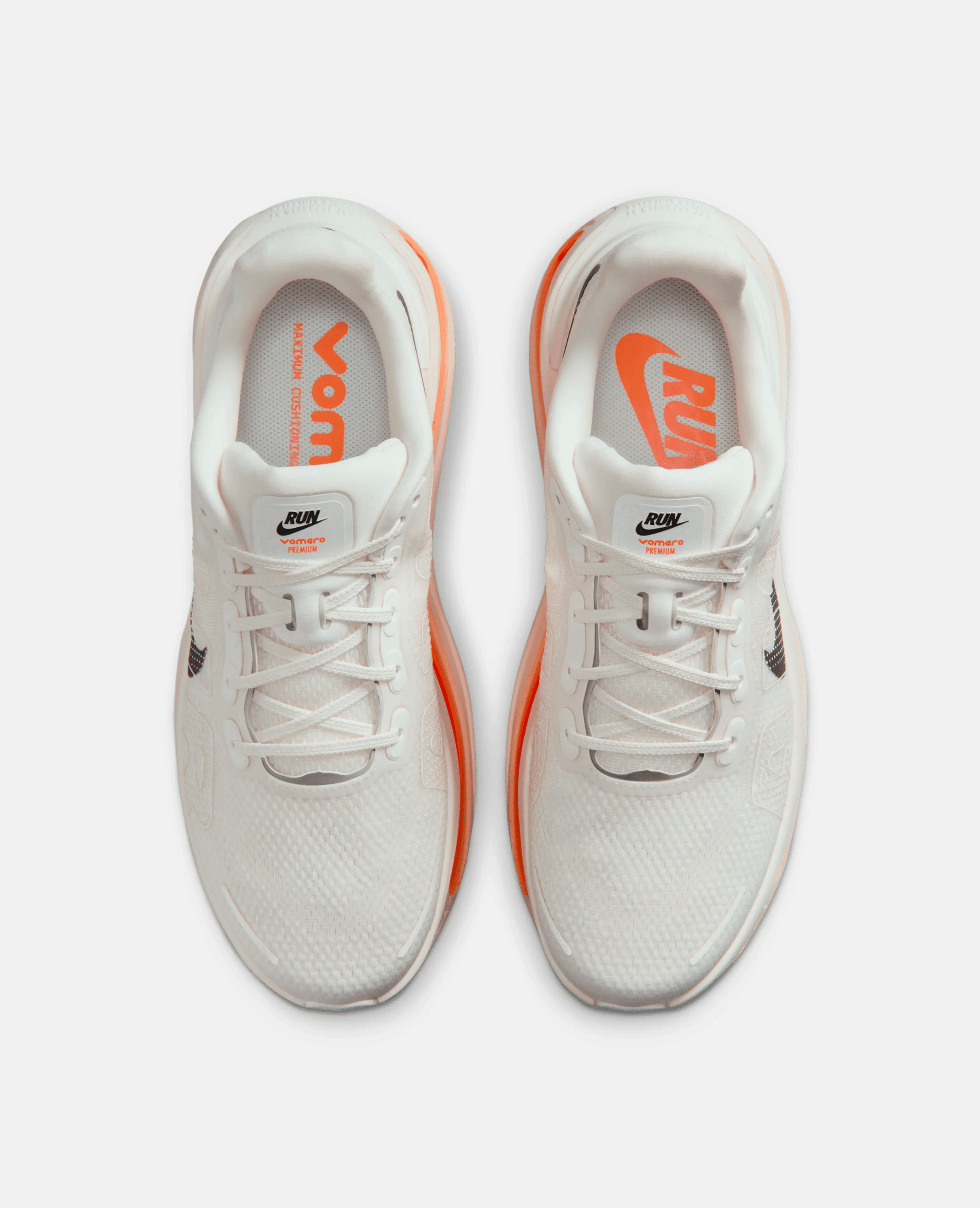 Nike Vomero Premium (Sail/Black - Coconut Milk - Total Orange)