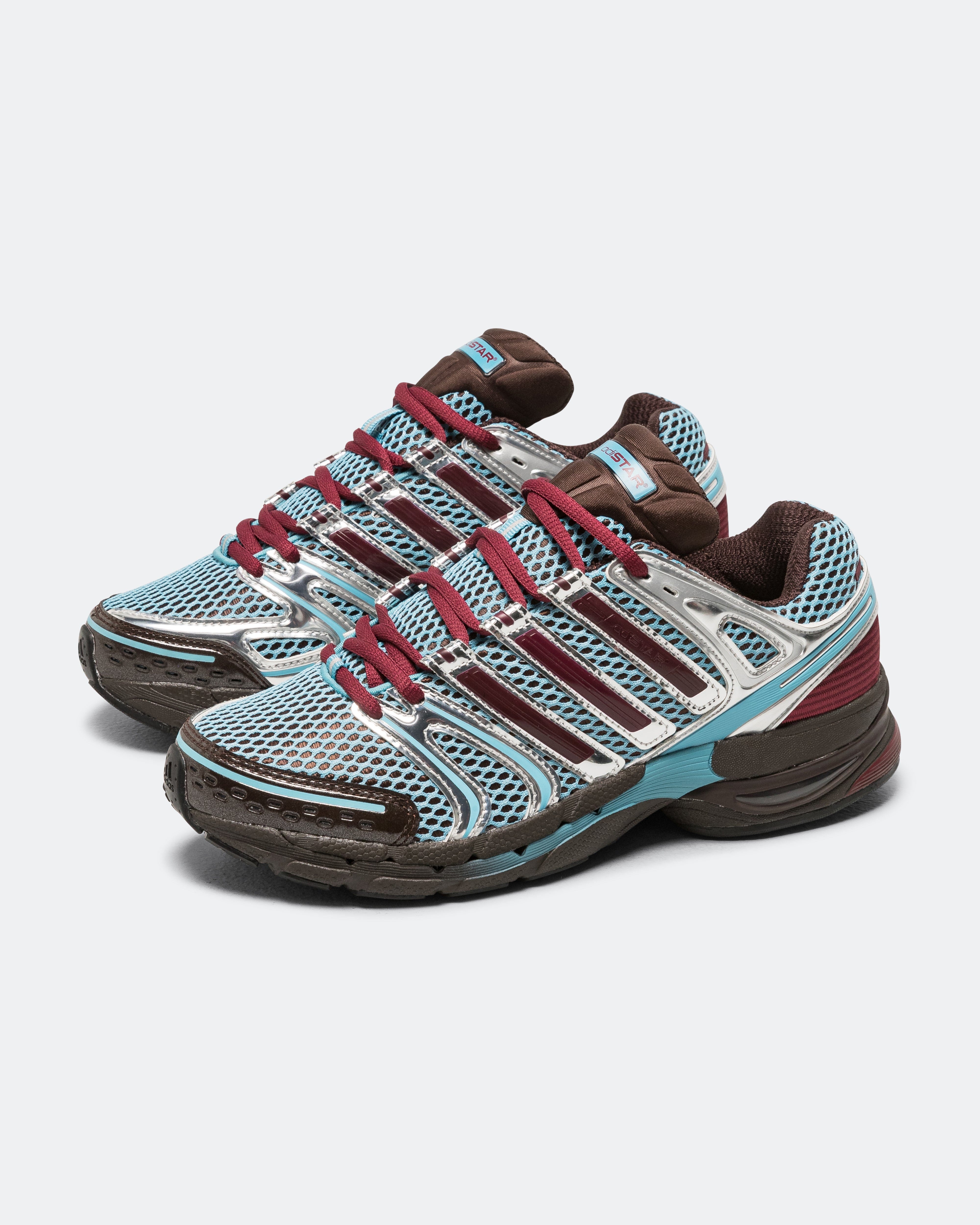 adidas Womens Adistar Control 5 - Preloved Blue/Dark Brown - Grey Five