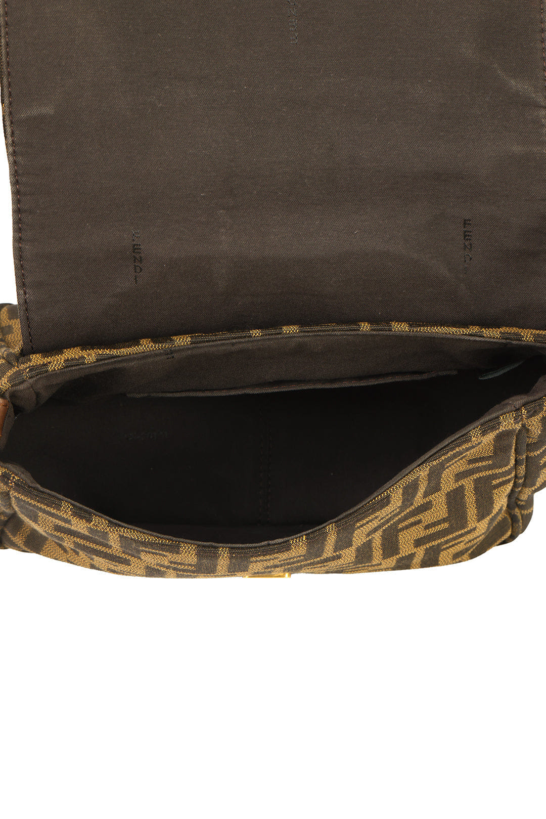 FENDI TABACCO ZUCCA CANVAS MONOGRAM CROSSBODY BAG