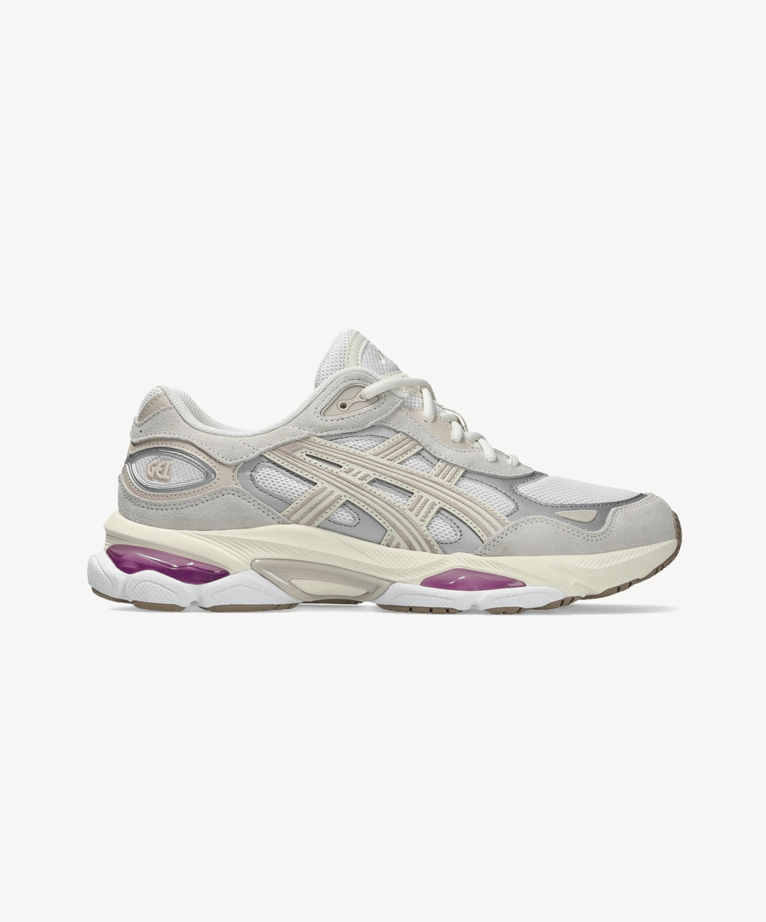 ASICS | GEL - NYC 2.0 { WHITE/TARO PURPLE