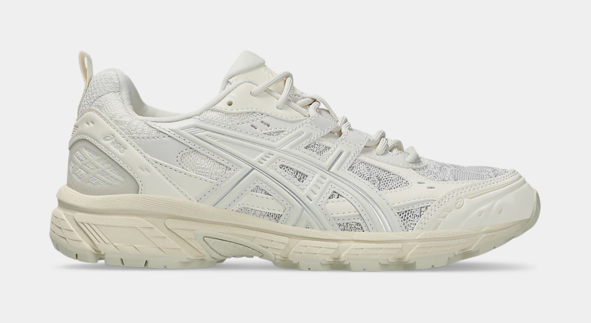 ASICS Gel Nunobiki Mens Running Shoes (Cream/Pure Silver)