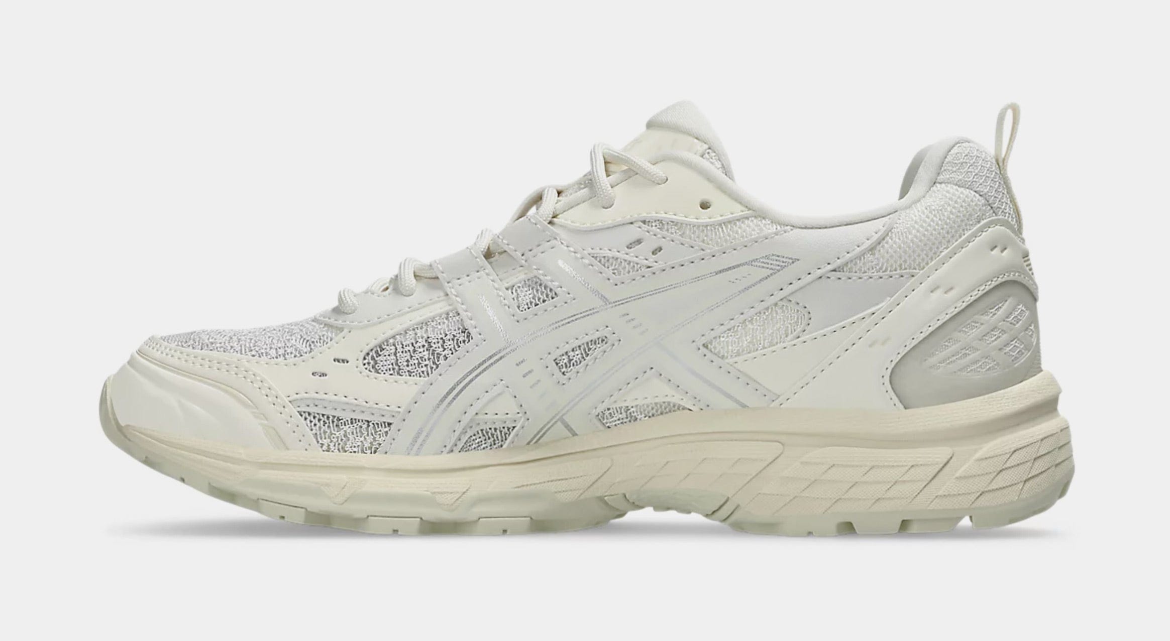 ASICS Gel Nunobiki Mens Running Shoes (Cream/Pure Silver)