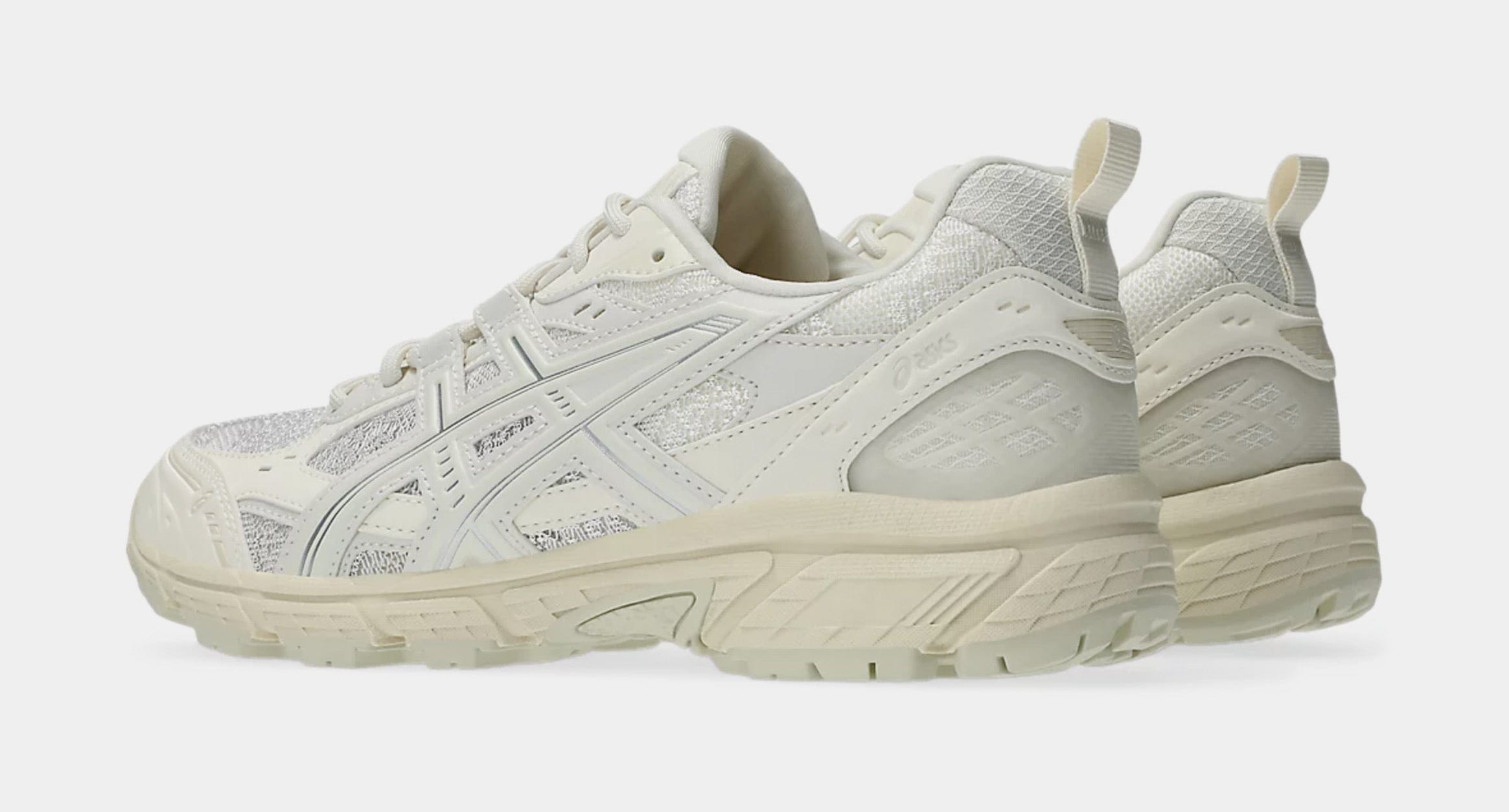 ASICS Gel Nunobiki Mens Running Shoes (Cream/Pure Silver)