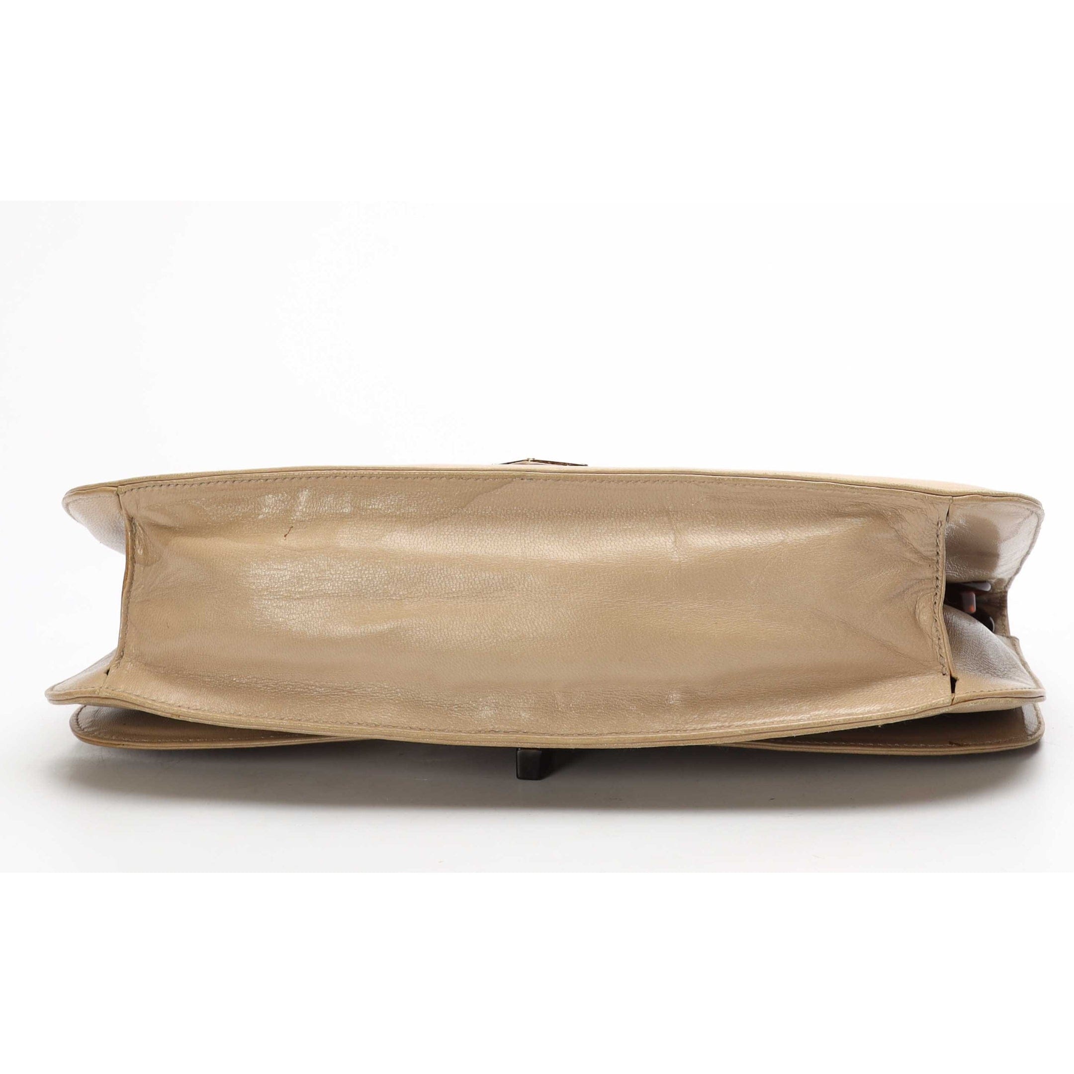 Prada Beige Madras Swing Shoulder Bag