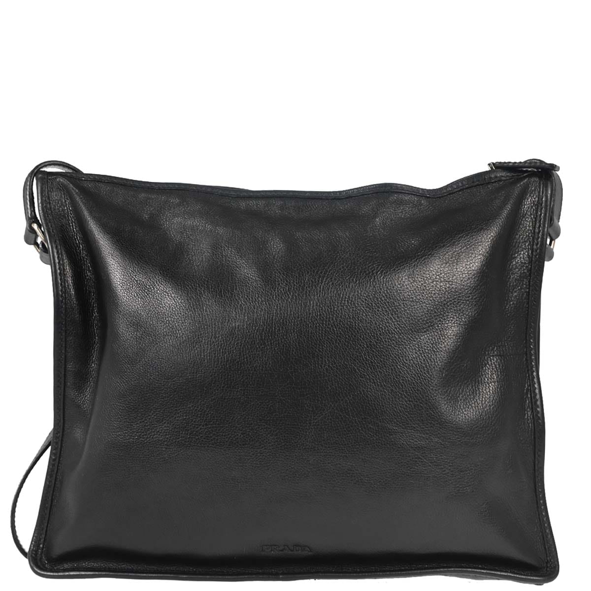 Prada Black Leather Shoulder Bag