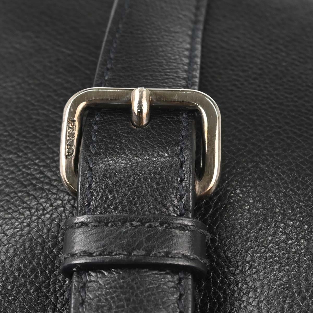 Prada Black Leather Shoulder Bag