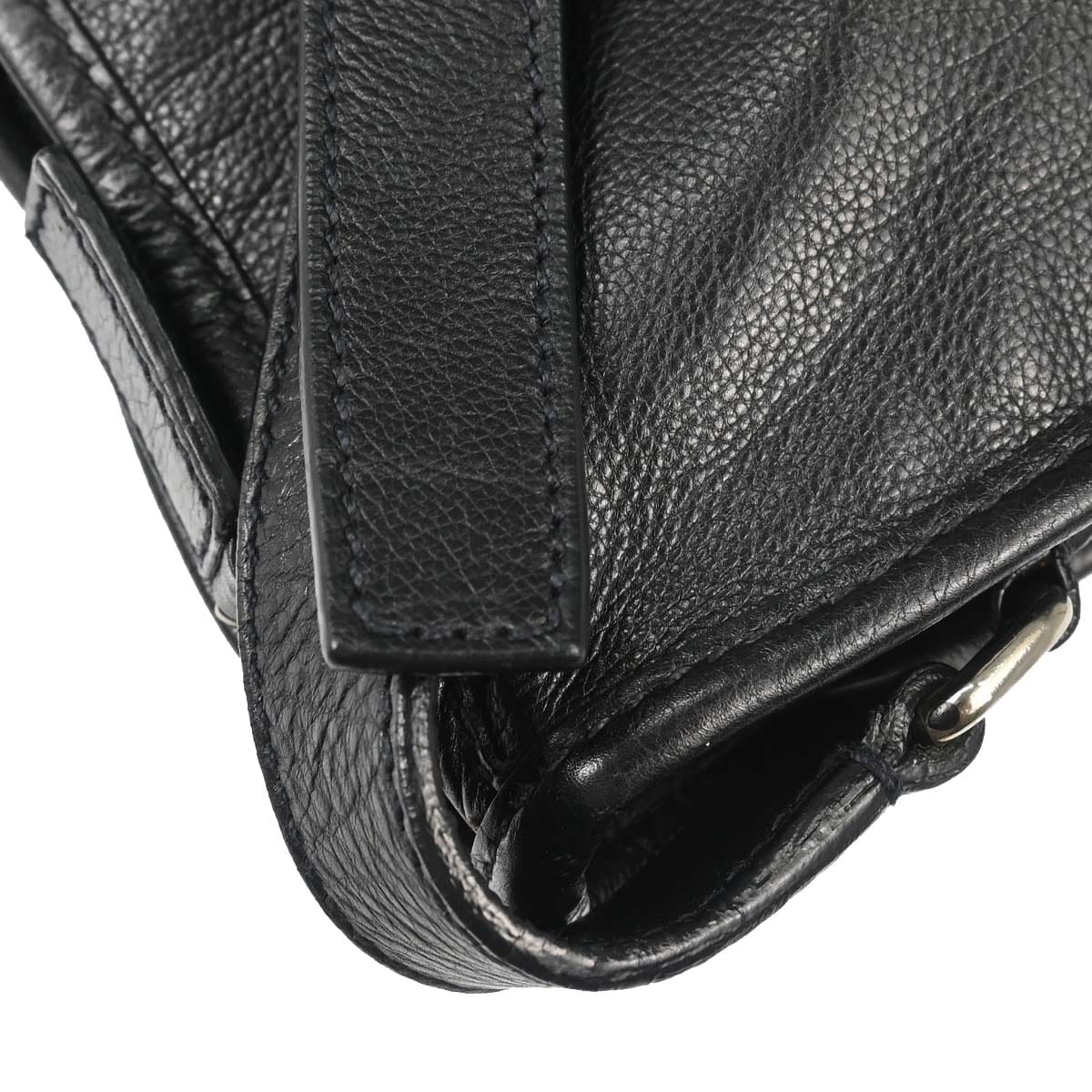 Prada Black Leather Shoulder Bag