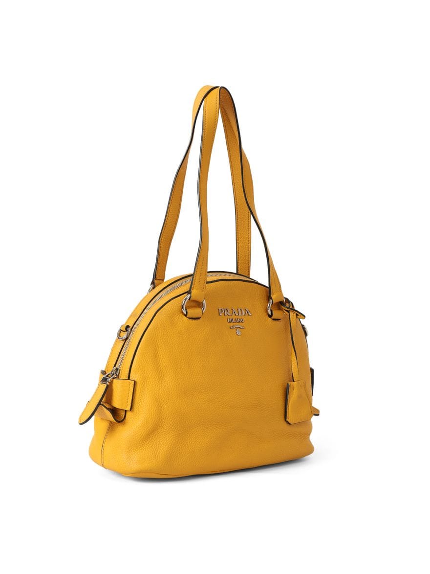Prada Vitello Daino Mimosa Bauletto Bg