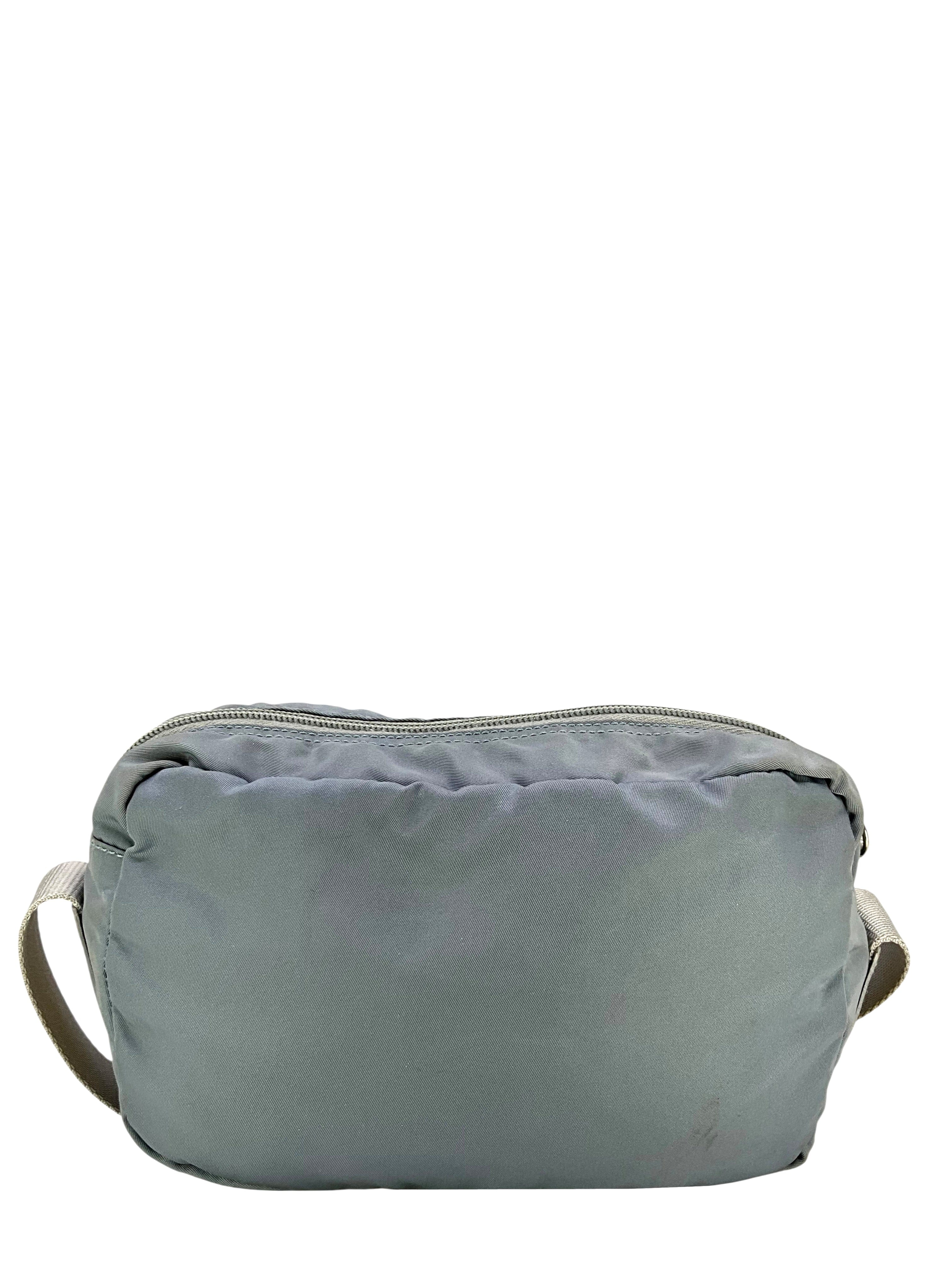PRADA Tessuto Nylon Front Zip Camera Bag