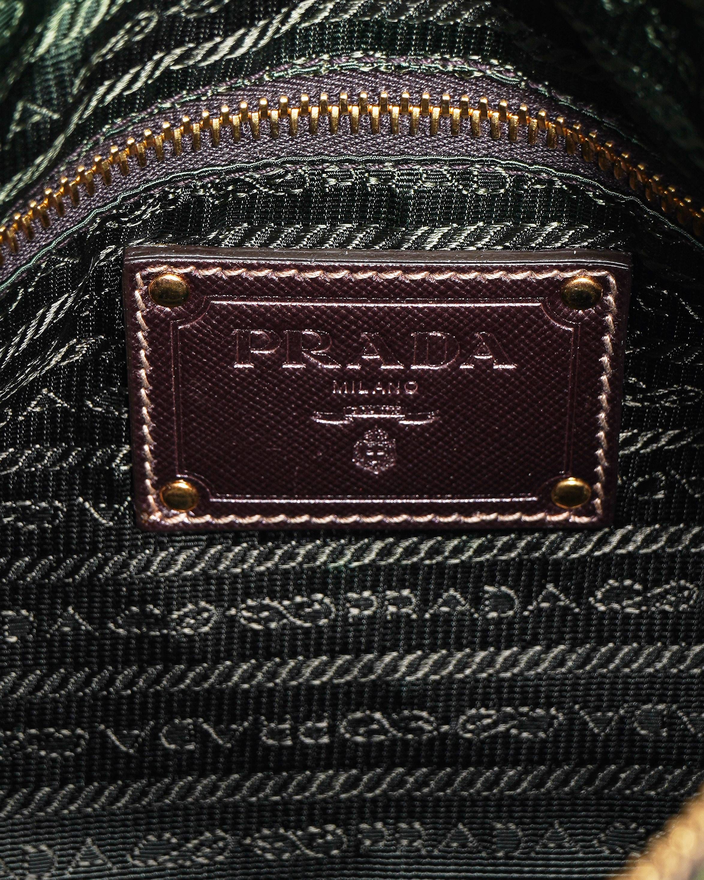 Prada Tessuto Nylon Messenger Flap Bag