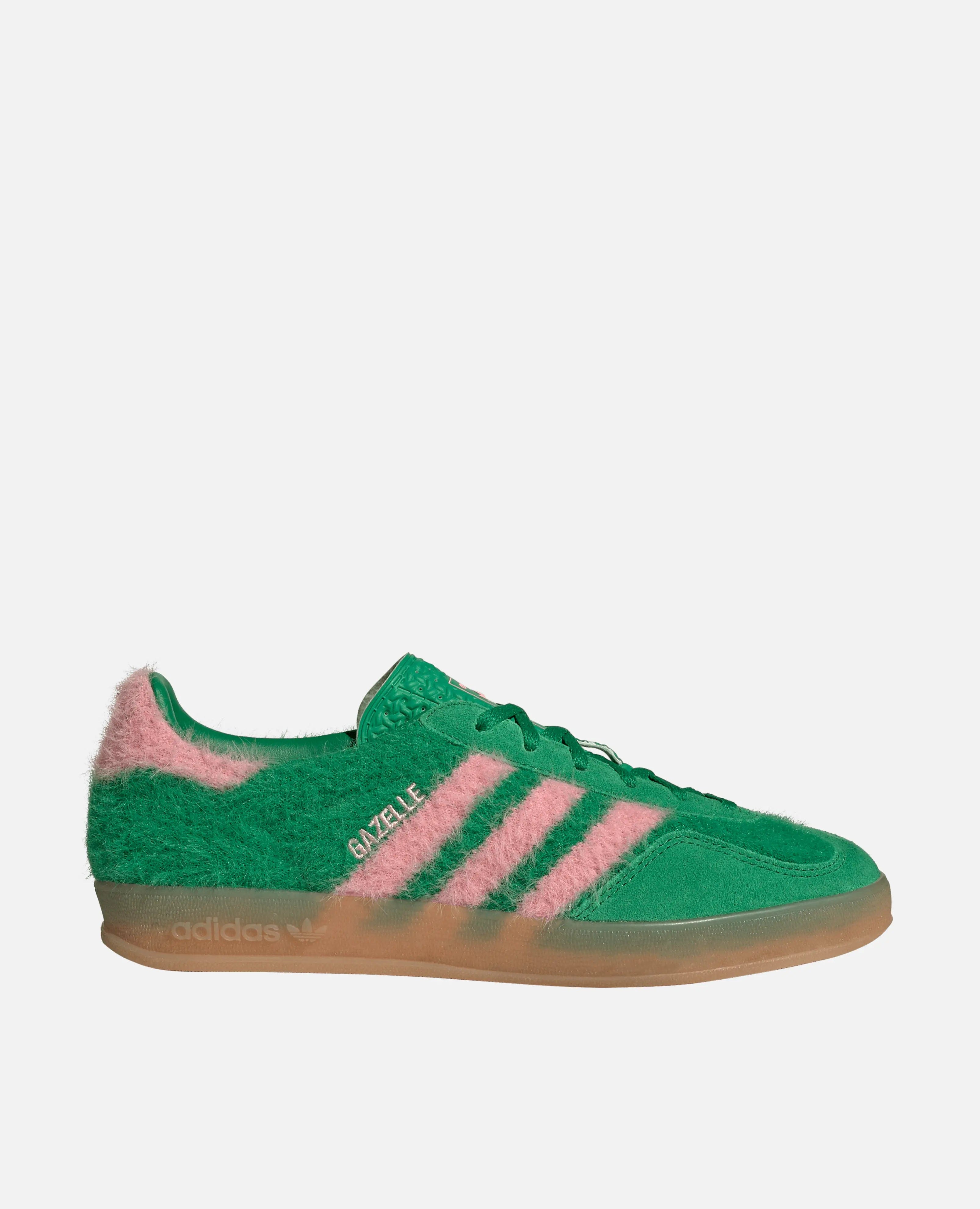 adidas WMNS Gazzelle Indoor (Green/Green/Glow Pink)
