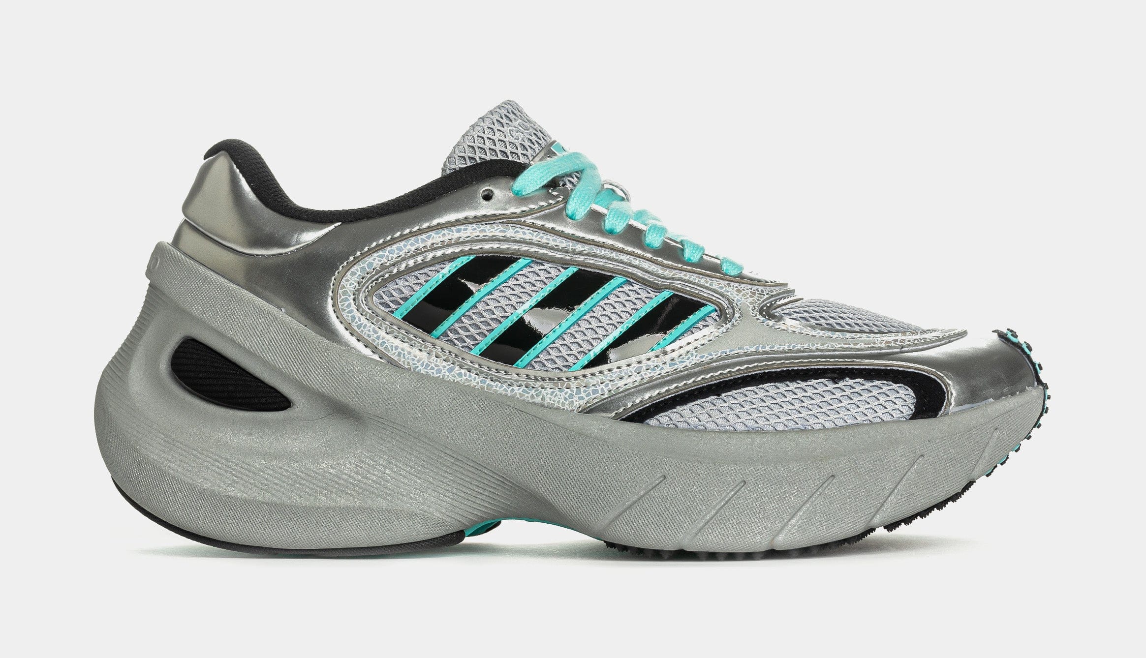 adidas Adizero Goukana Mens Lifestyle Shoes (Silver/Light Blue)