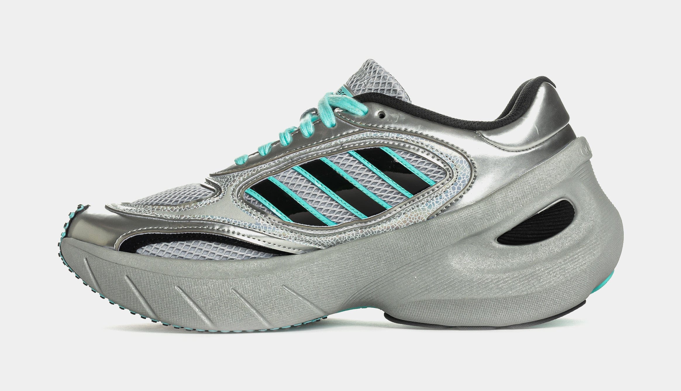 adidas Adizero Goukana Mens Lifestyle Shoes (Silver/Light Blue)