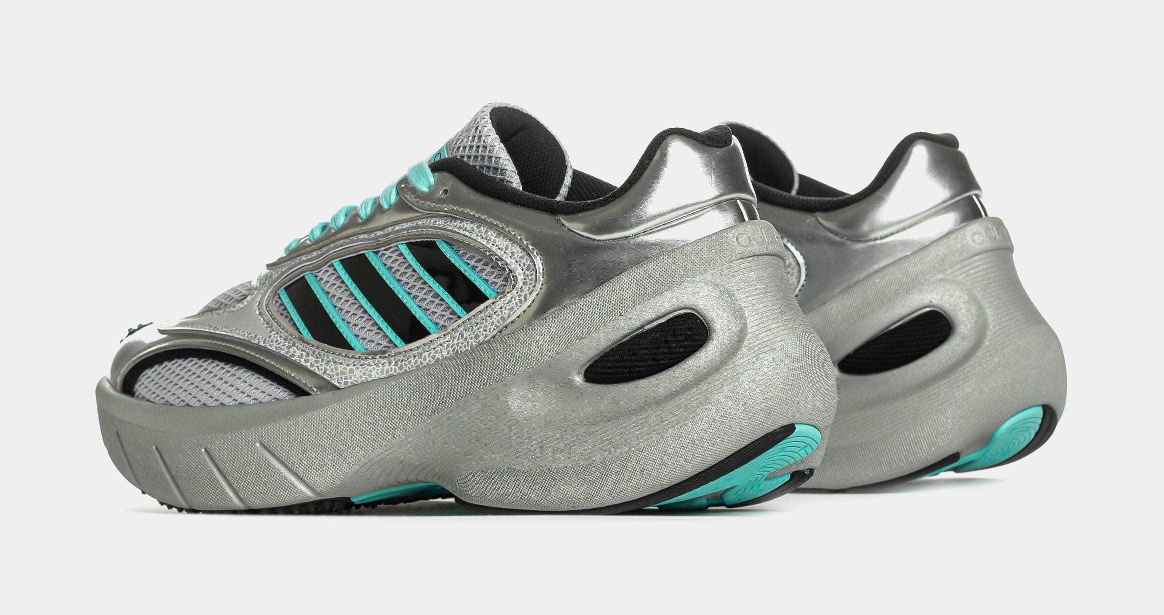 adidas Adizero Goukana Mens Lifestyle Shoes (Silver/Light Blue)