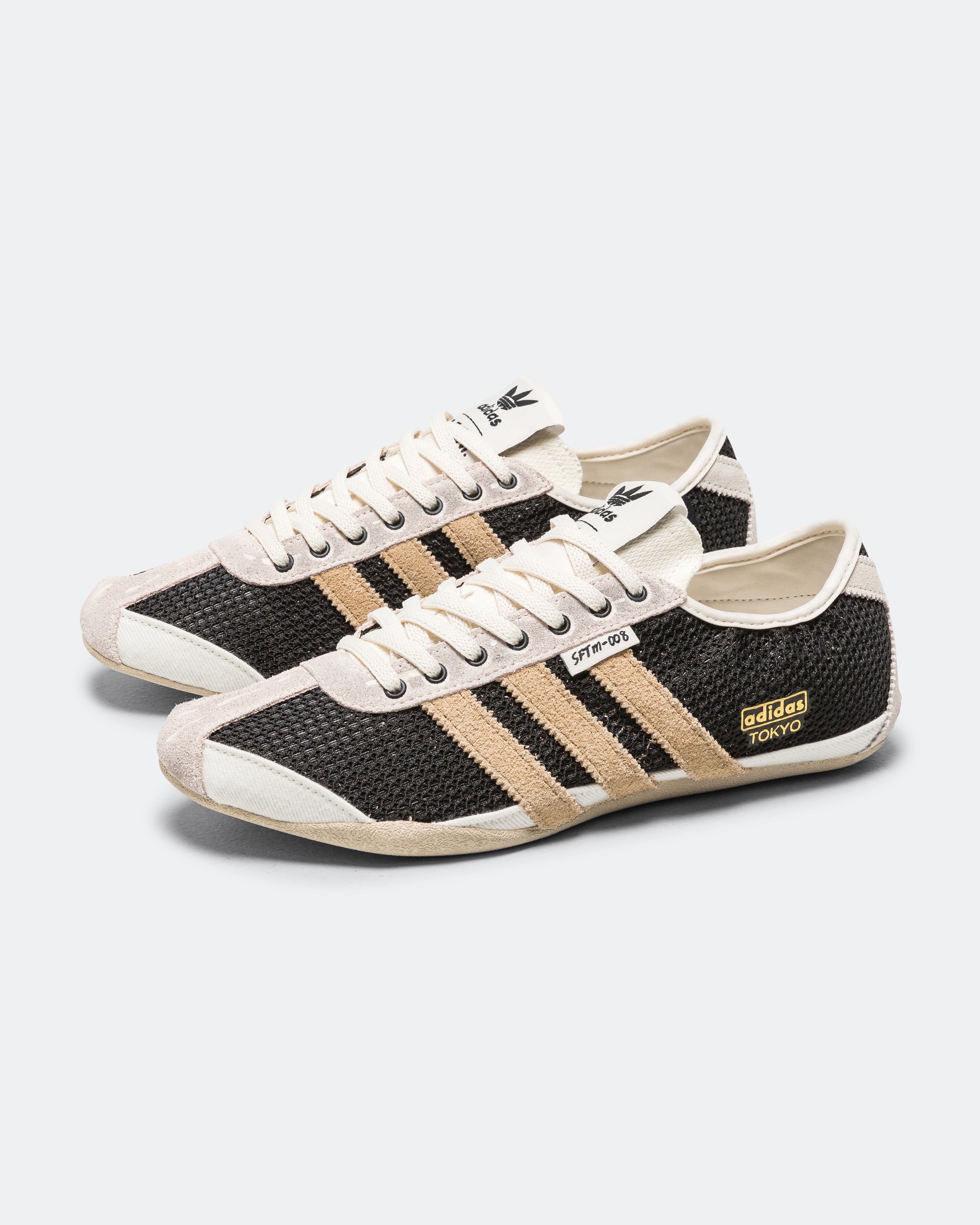 adidas Womens Tokyo x SFTM - Core Black/Beige Tone - Gold Metallic