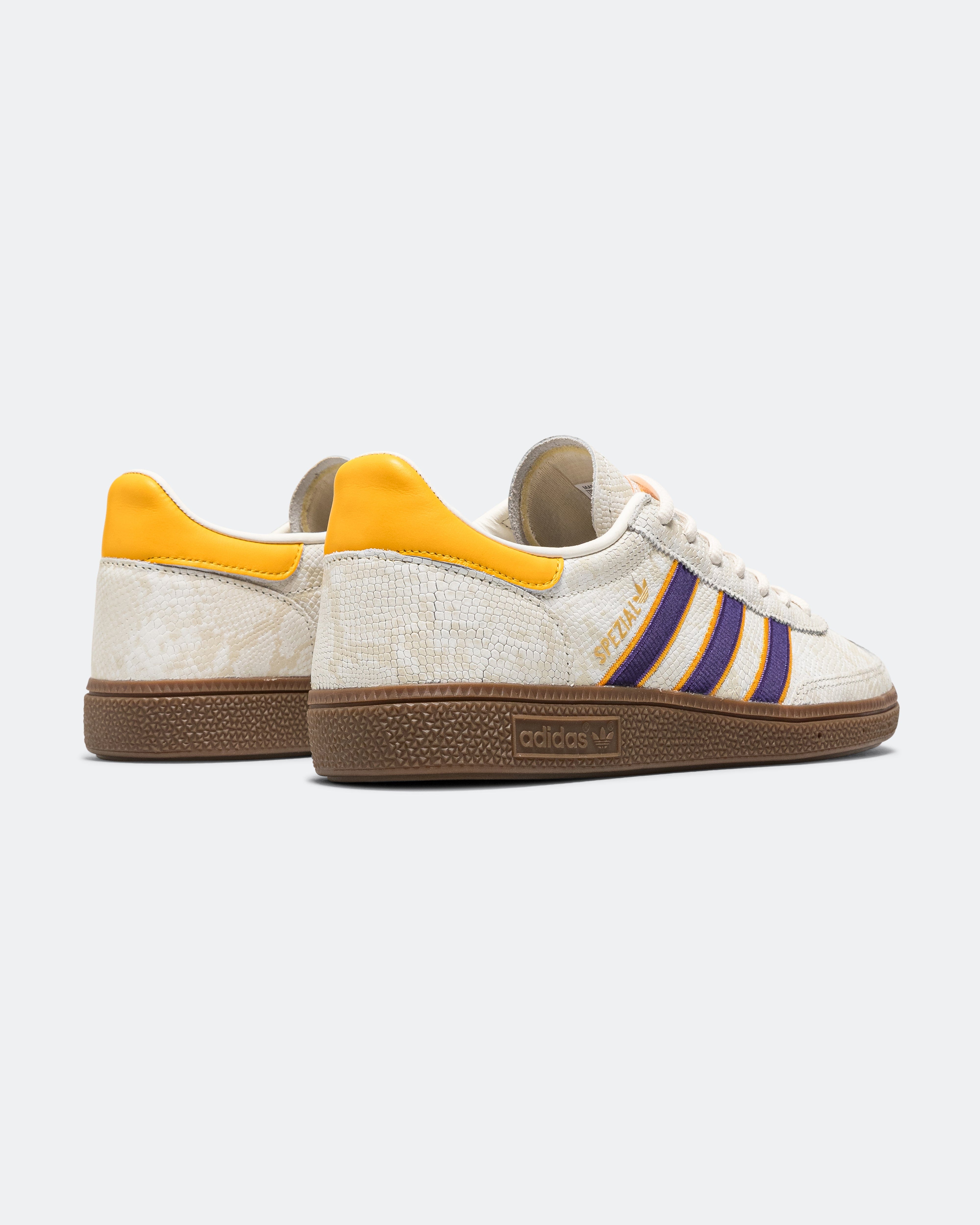 adidas Handball Spezial - Core White/Collegiate Purple - Crew Yellow