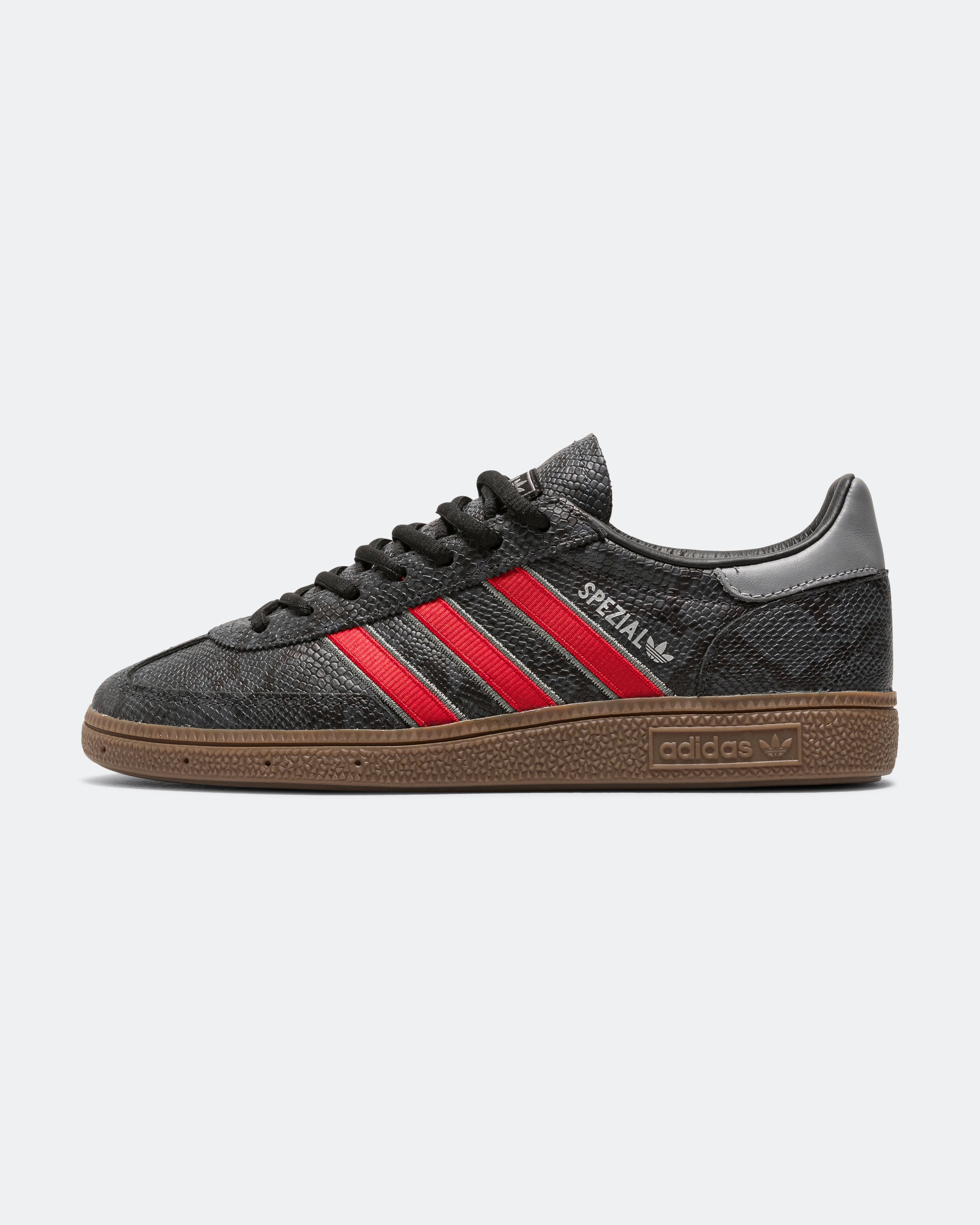 adidas Handball Spezial - Core Black/Better Scarlet - Grey Three
