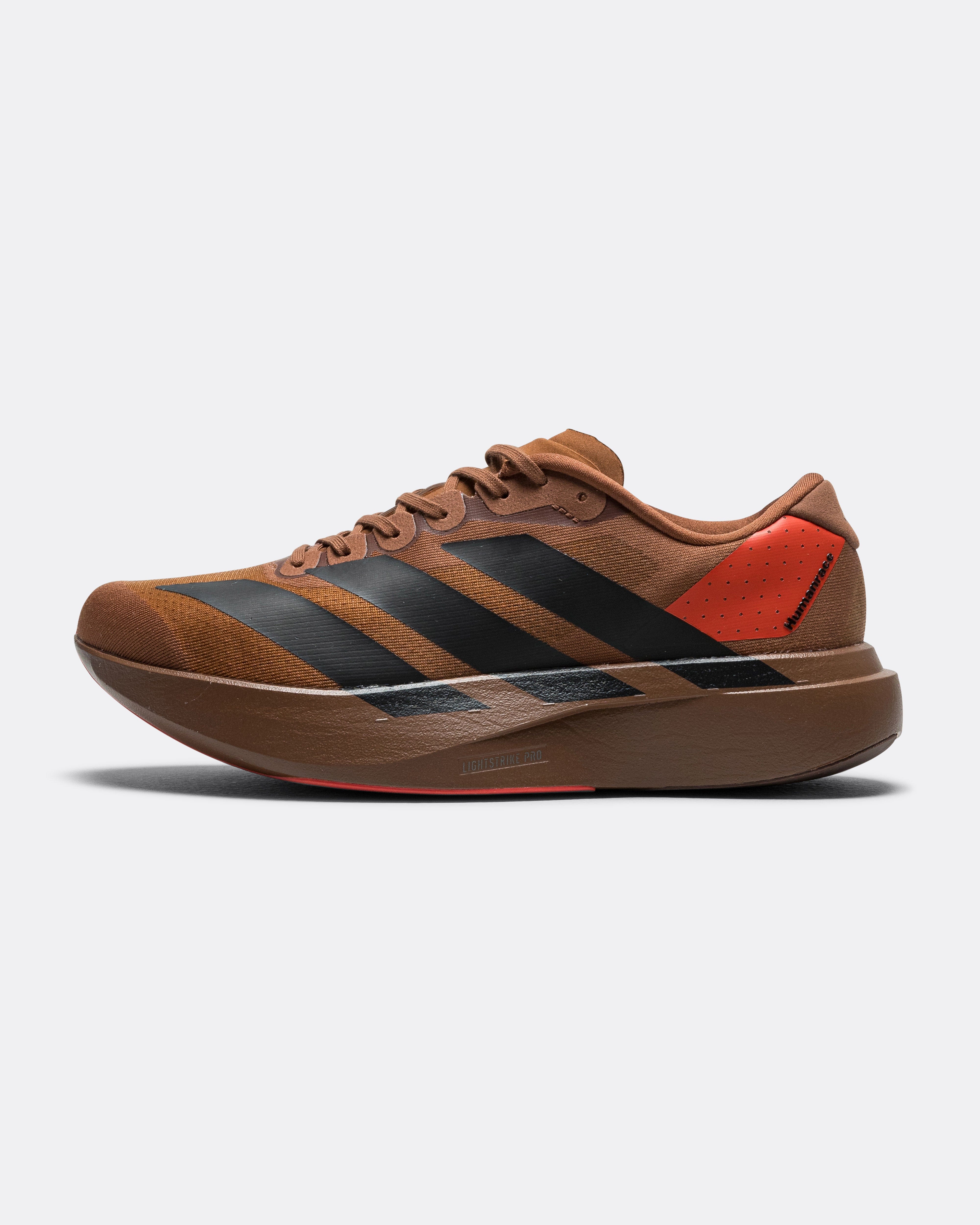 adidas Adizero Evo SL x Humanrace - Preloved Brown/Core Black - Craft Chili