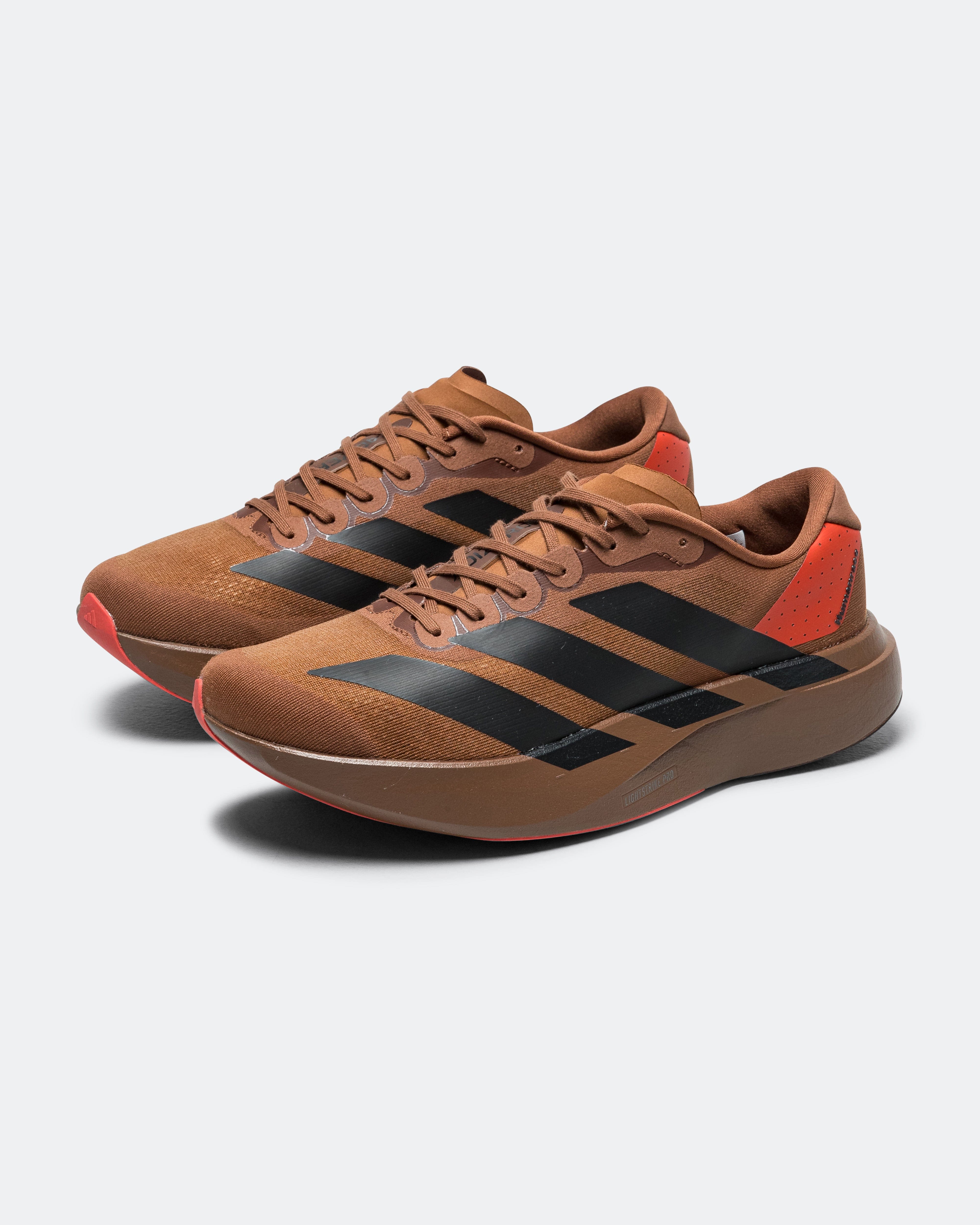 adidas Adizero Evo SL x Humanrace - Preloved Brown/Core Black - Craft Chili