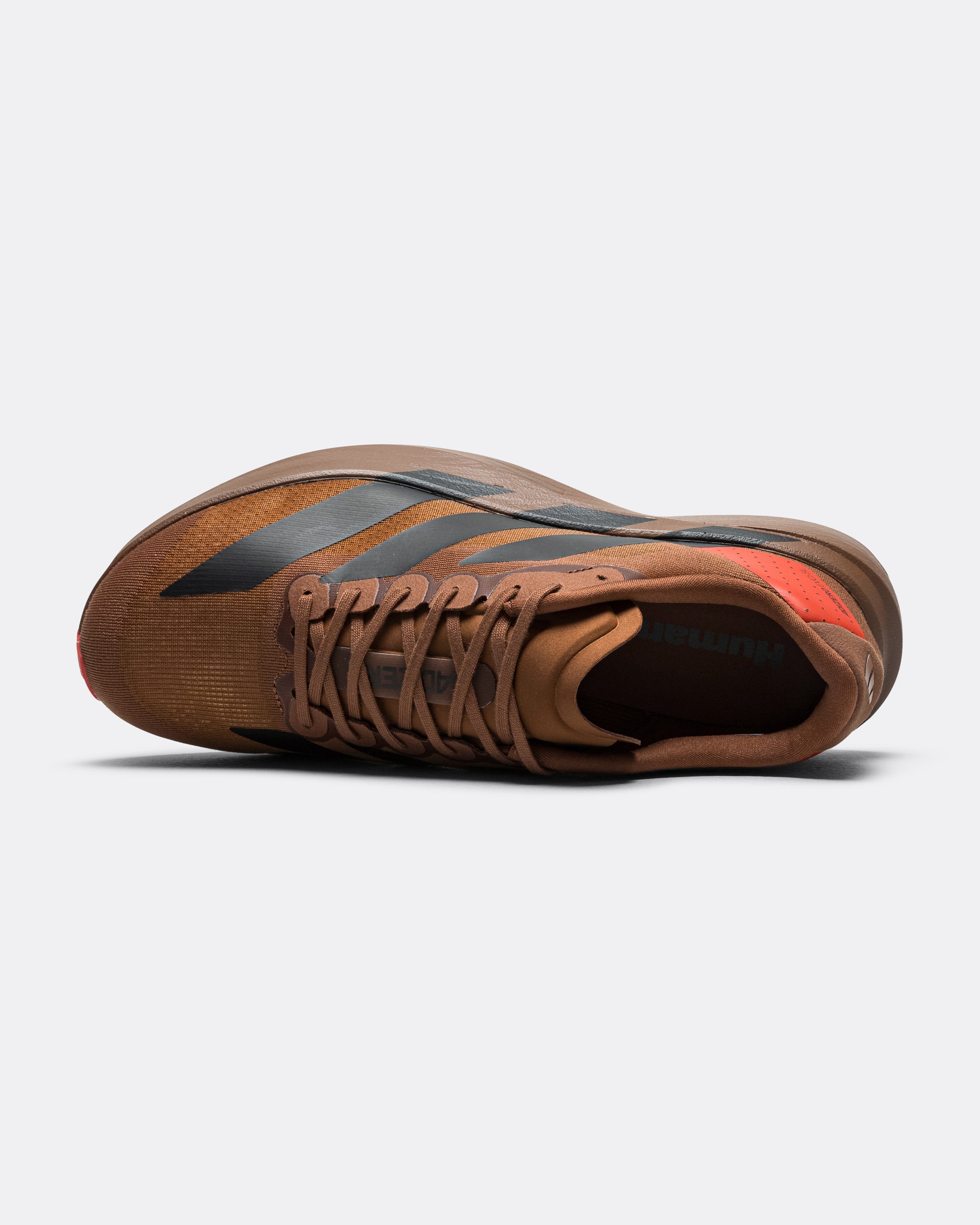 adidas Adizero Evo SL x Humanrace - Preloved Brown/Core Black - Craft Chili