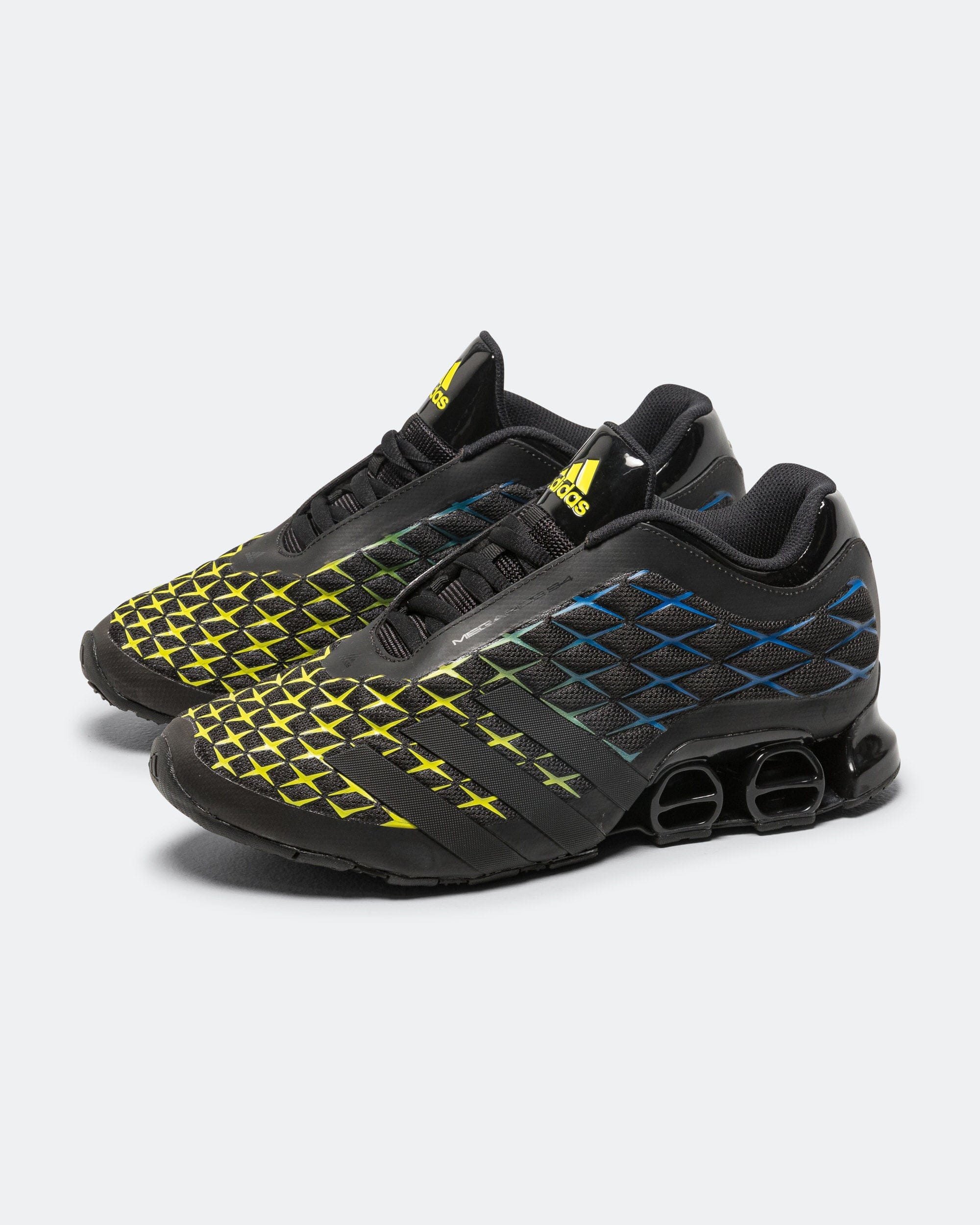 adidas Megaride S4 - Core Black/Core Black - Semi Solar Yellow