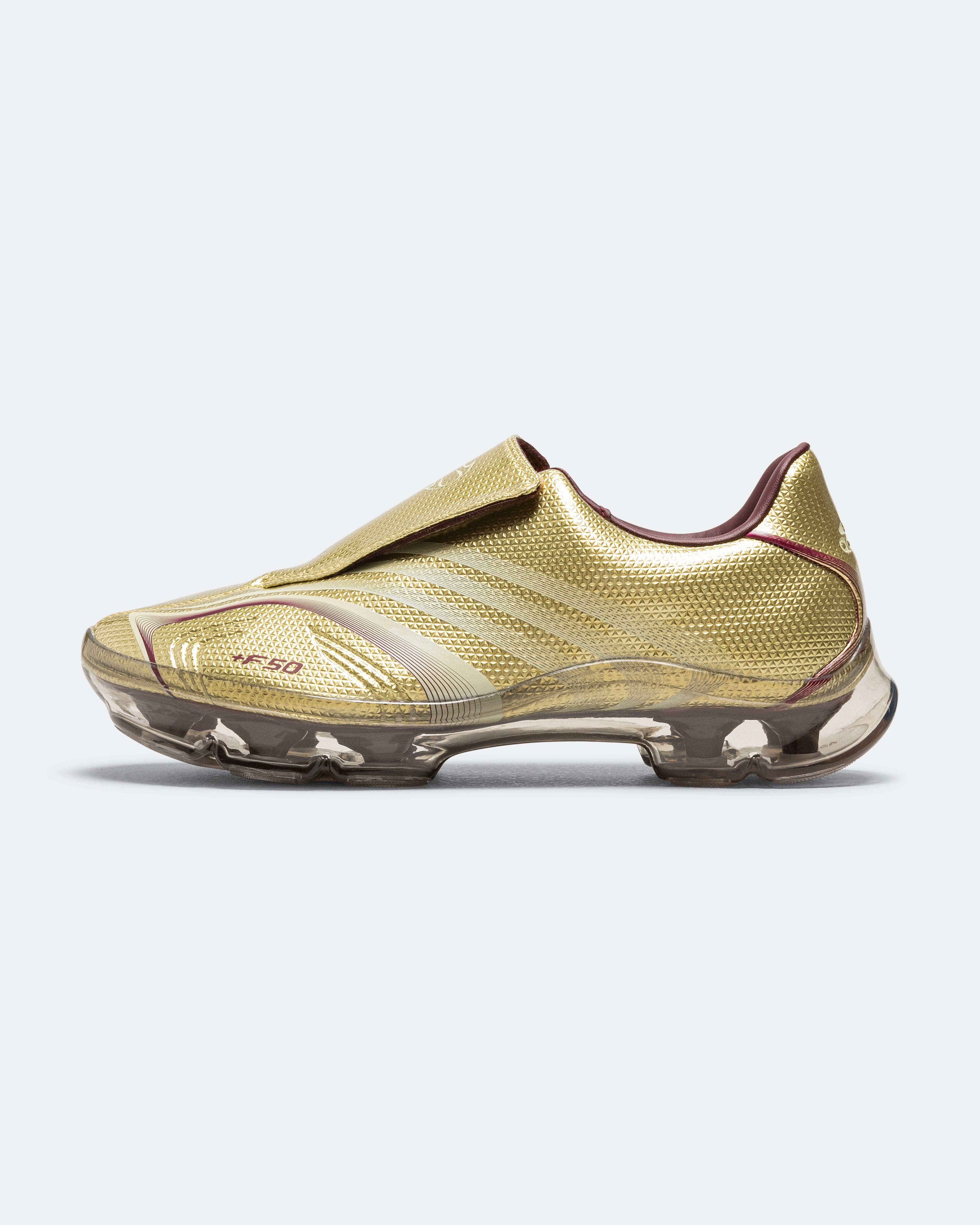 adidas Womens F50 Adiframe - Gold Metallic/Maroon