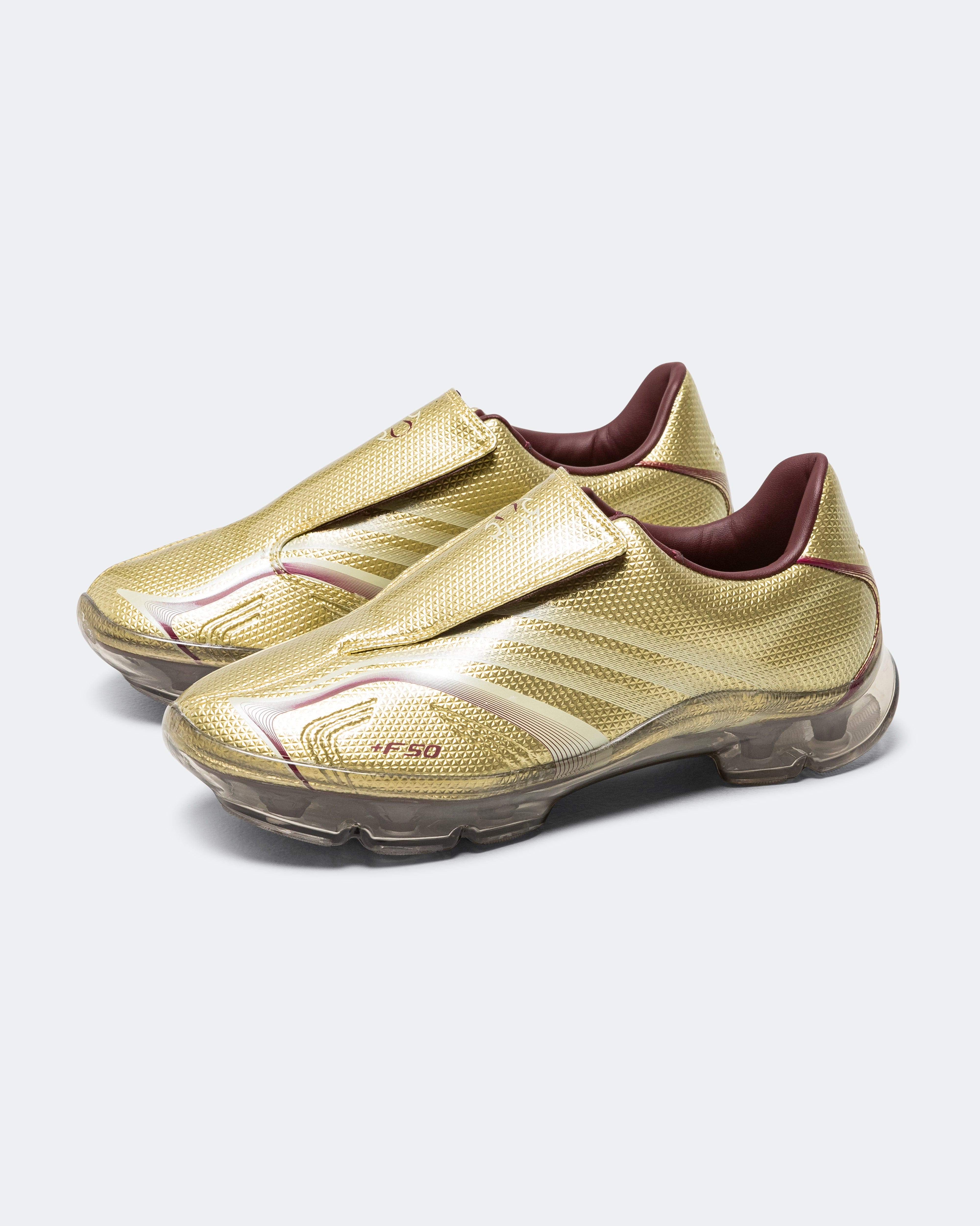 adidas Womens F50 Adiframe - Gold Metallic/Maroon